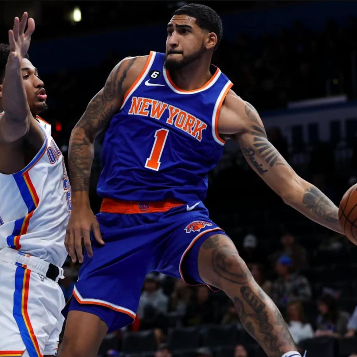 Obi Toppin shares throwback photo of himself wearing a Knicks jersey: 'It  was meant to be