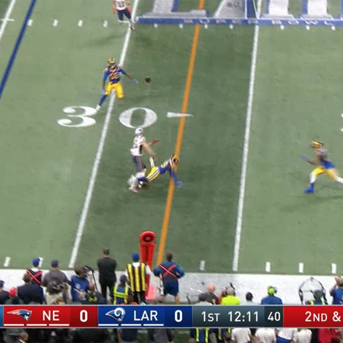 Tom Brady interception video: Patriots QB throws pick on first drive -  Sports Illustrated