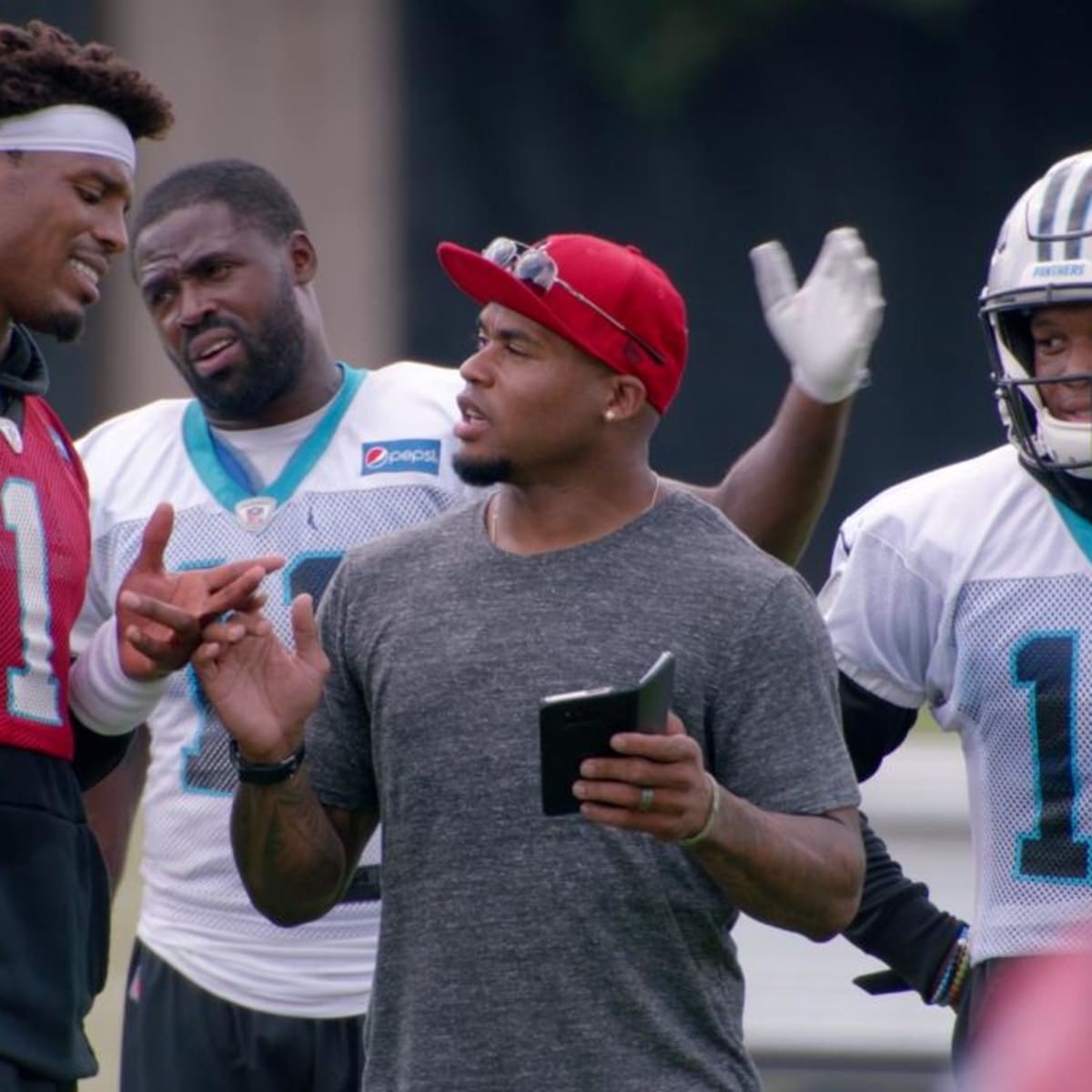 Steve Smith asks Cam Newton if he should start DJ Moore in fantasy - Sports  Illustrated