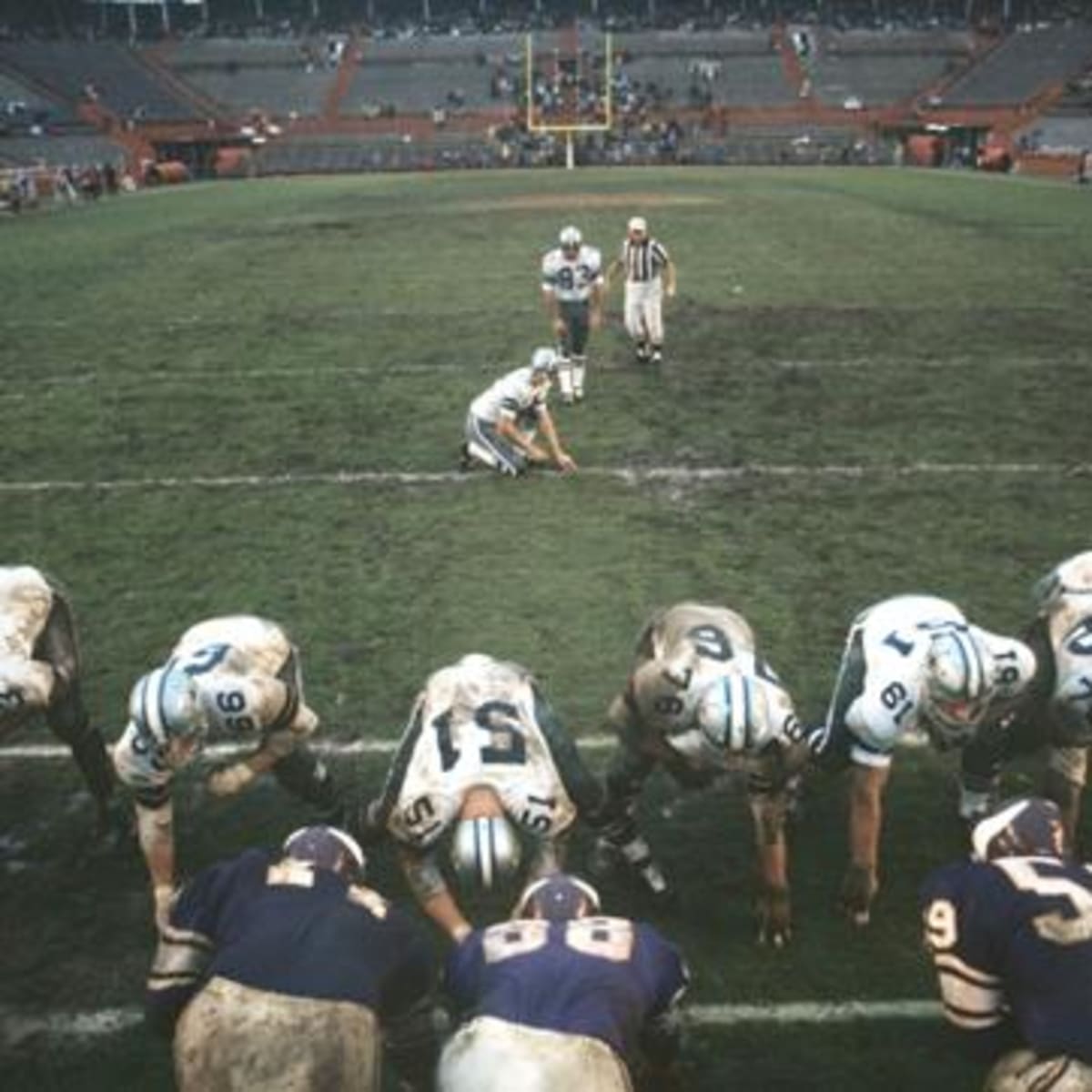 American football championship game in 1960 - Photographic print