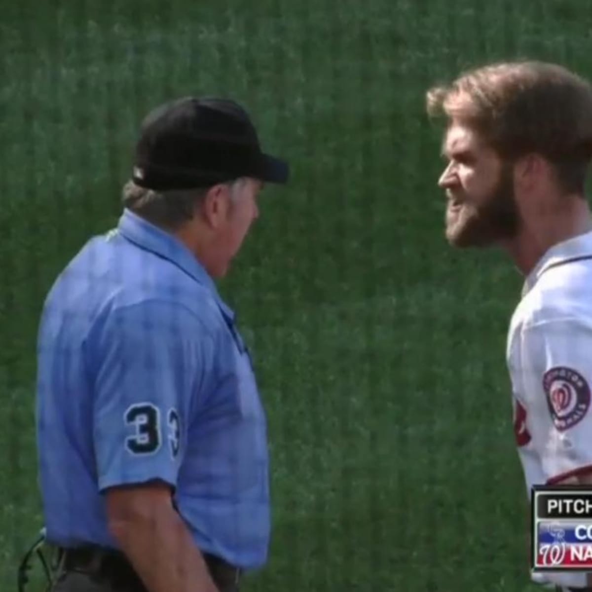 Bryce Harper ejected after furiously throwing helmet and yelling at umpire