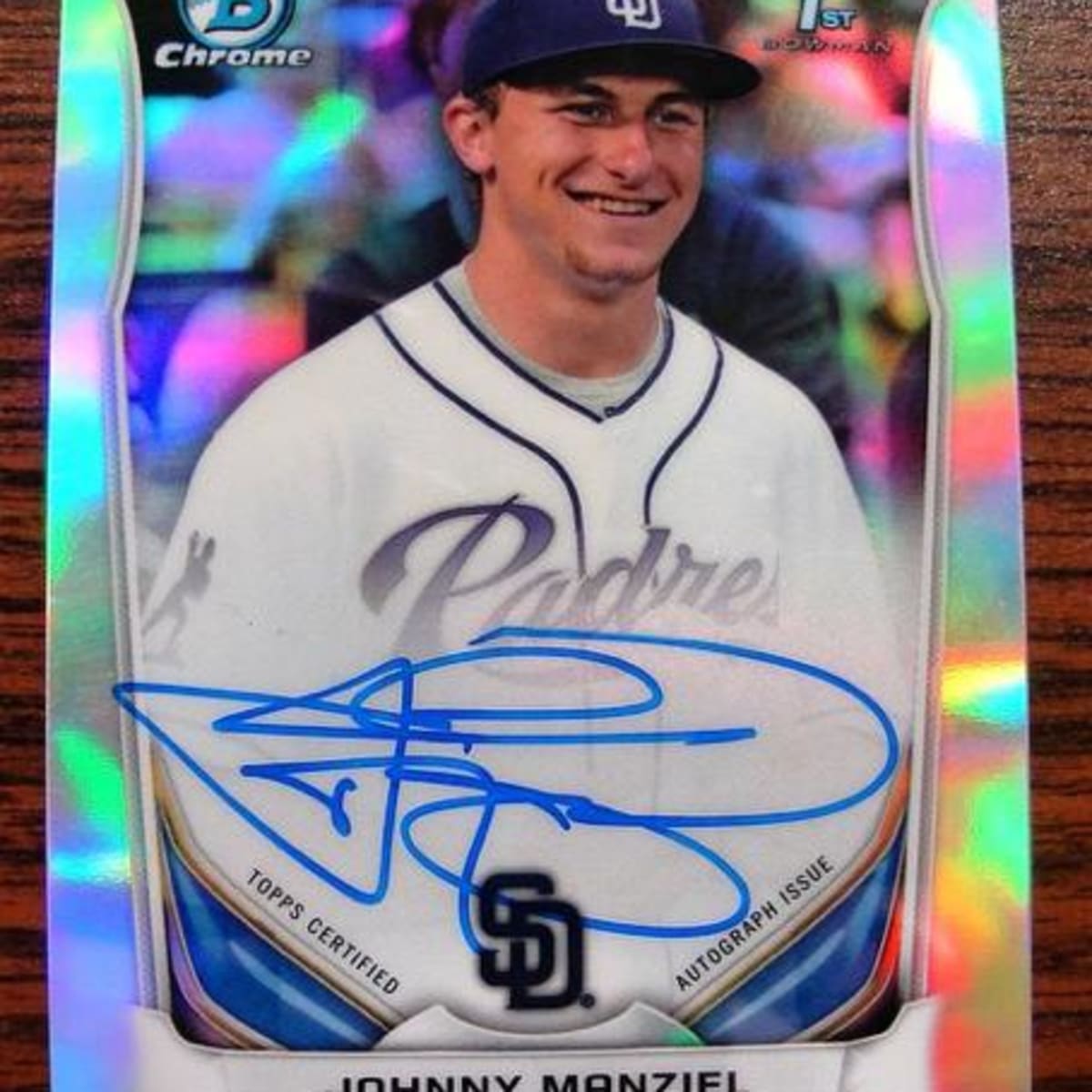 Johnny Manziel was Johnny Baseball for San Diego Padres at one