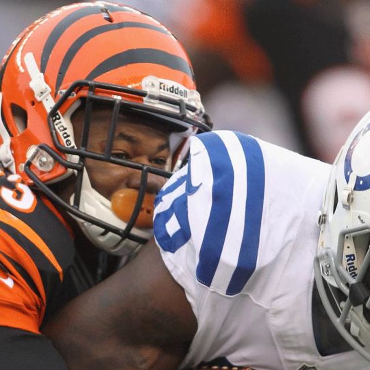 Cincinnati Bengals cornerback Terence Newman (23) walks on the sidelines  during the first half of an