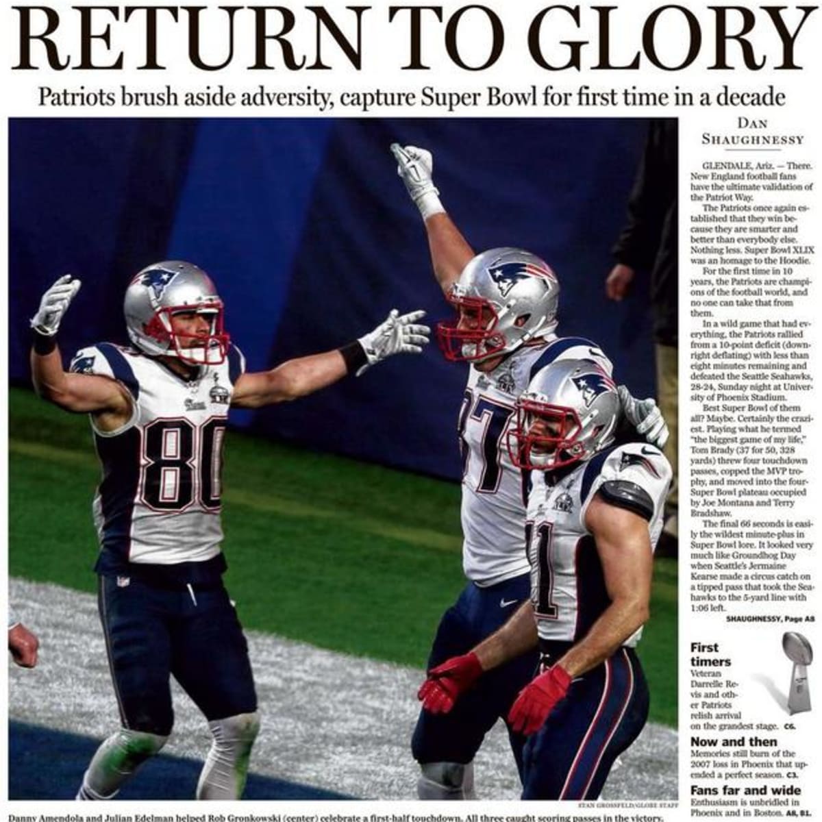 Super Bowl 2015 Patriots overtake Seahawks to reign as Super Bowl champions  - CBS News