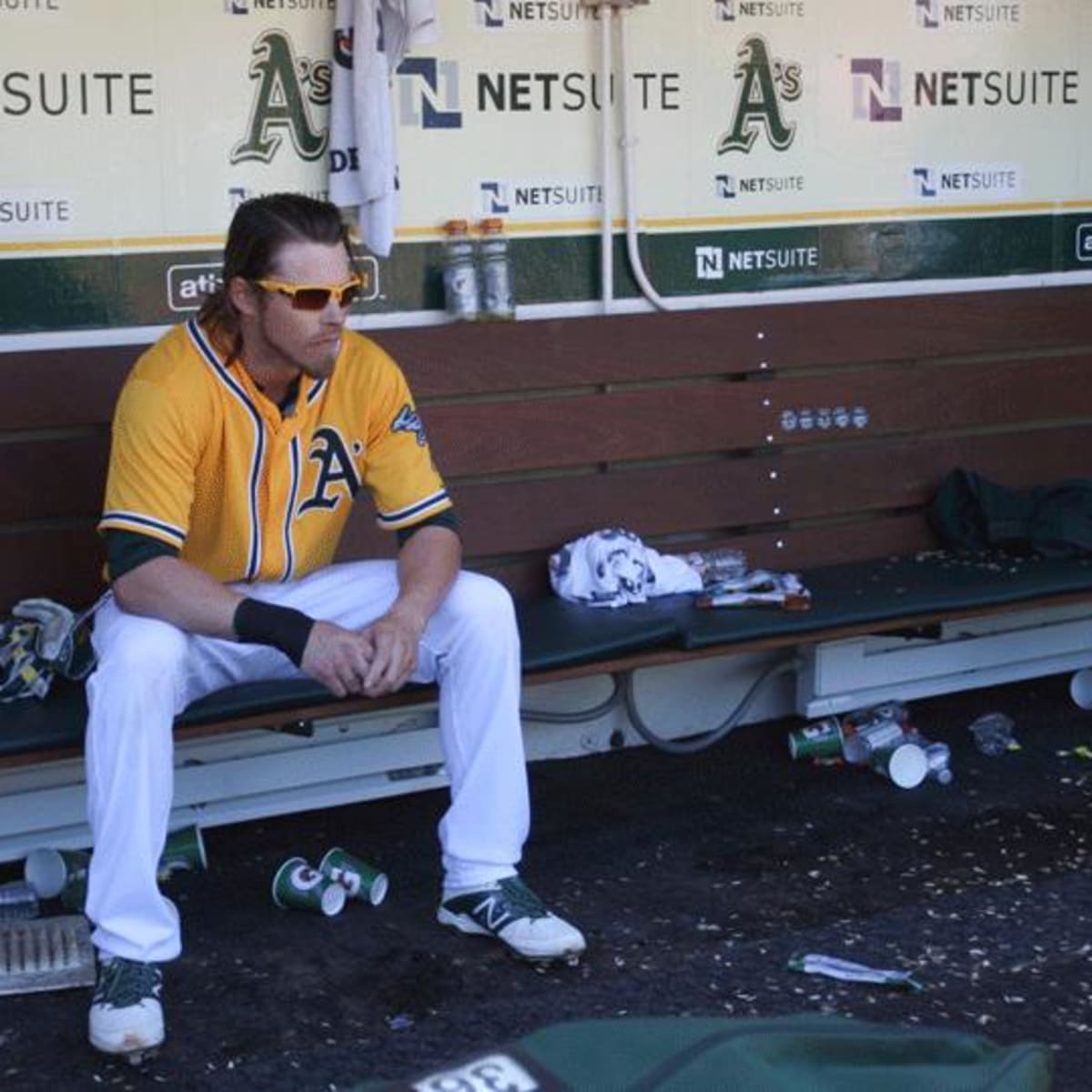 Josh Reddick trades jersey number to new A's DH Billy Butler for an XBox