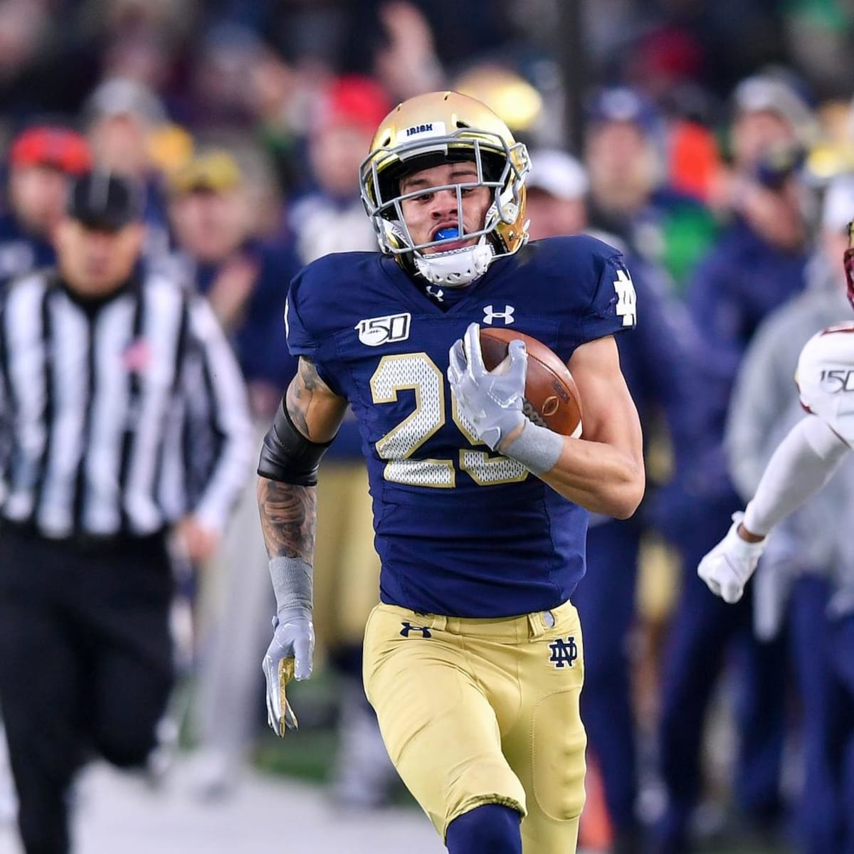 Notre Dame football: Ben Skowronek rookie year on hold after fracture