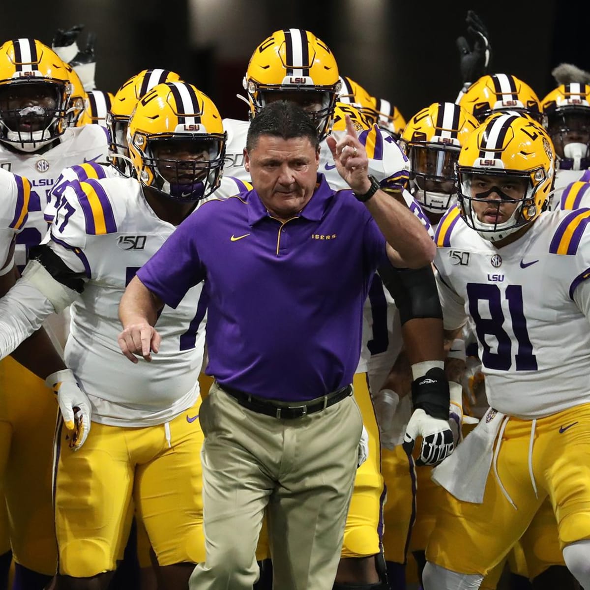 Ed Orgeron to Notre Dame team: 'This team is going to win it all' 