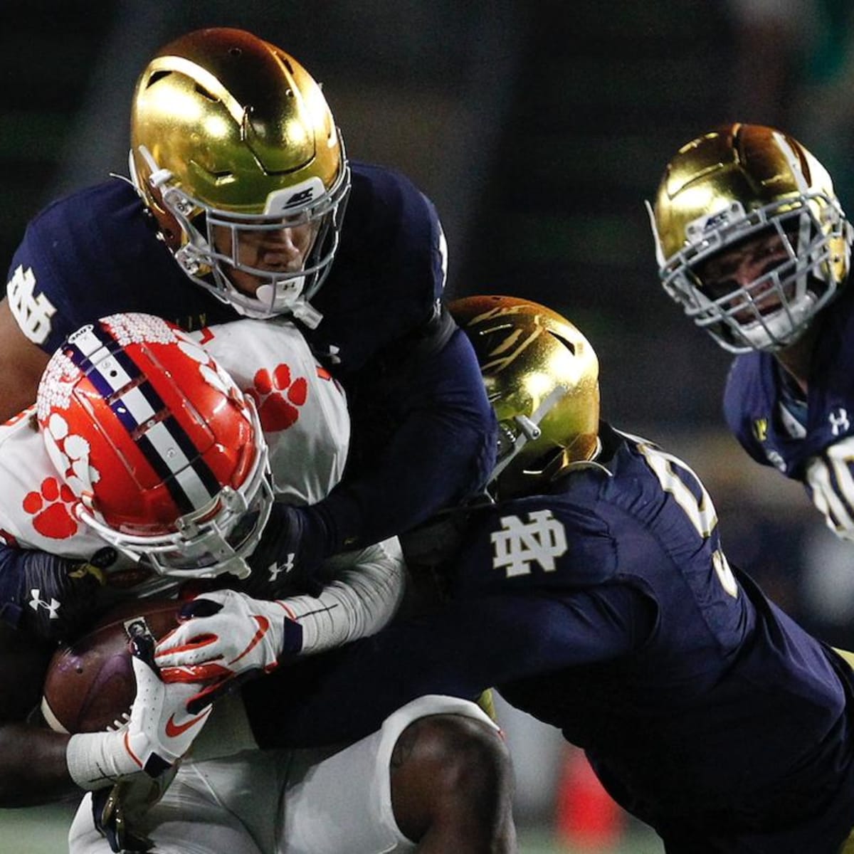 Recap/Highlights: No. 4 Notre Dame upsets No. 1 Clemson in double