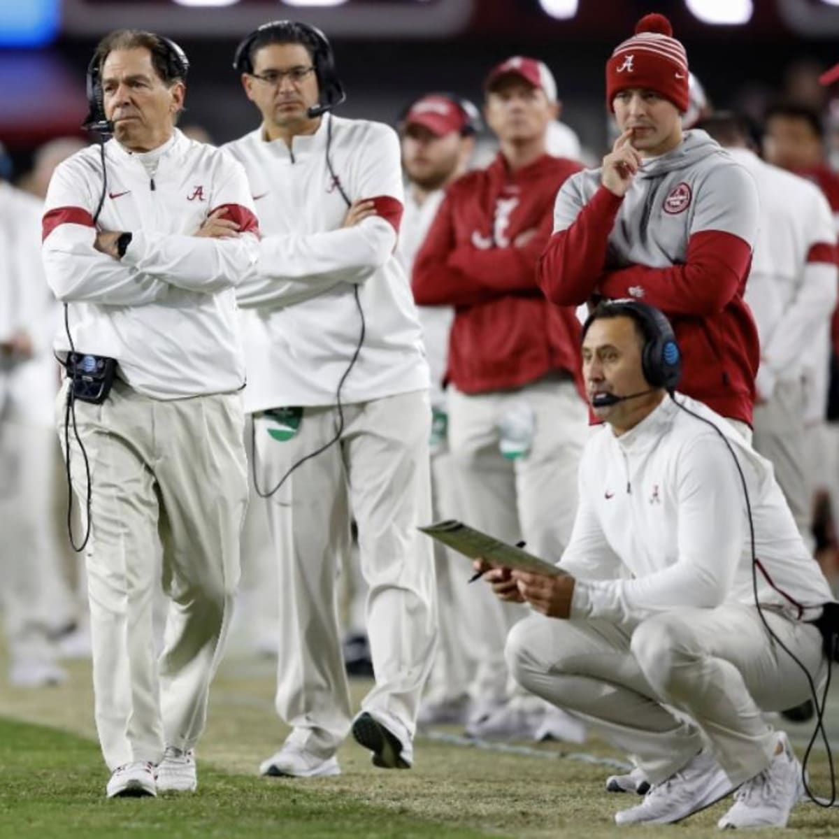 Steve Sarkisian has funny response to infamous Nick Saban stat