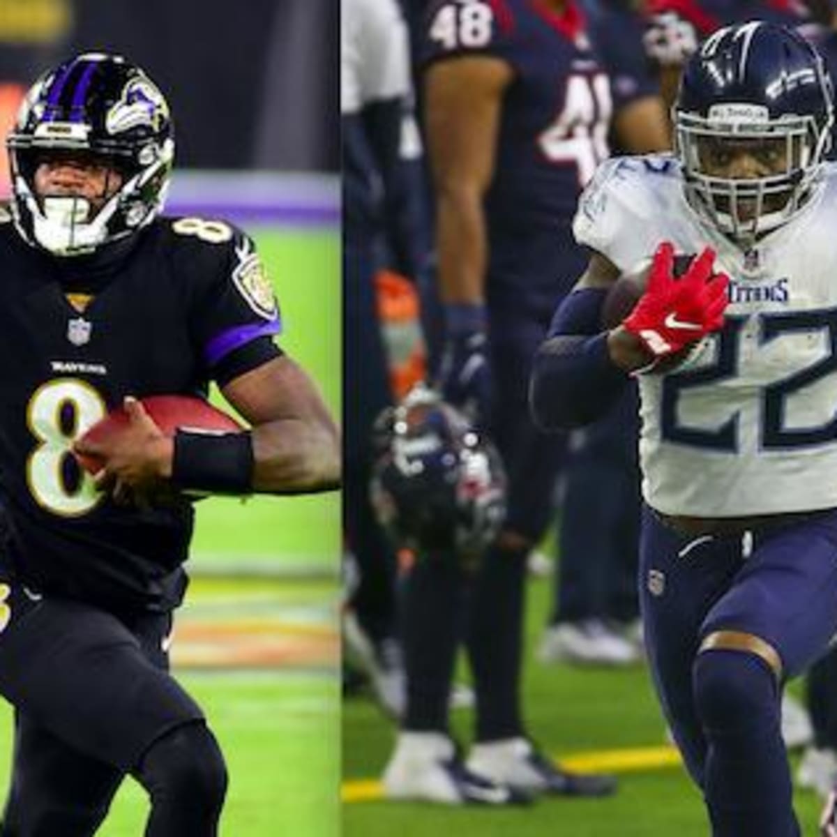 Baltimore Ravens at Tennessee Titans, Wild Card, Playoffs, AFC, Nissan  Stadium, January 10, 2020, Post-Season, Derrick Henry, Defense