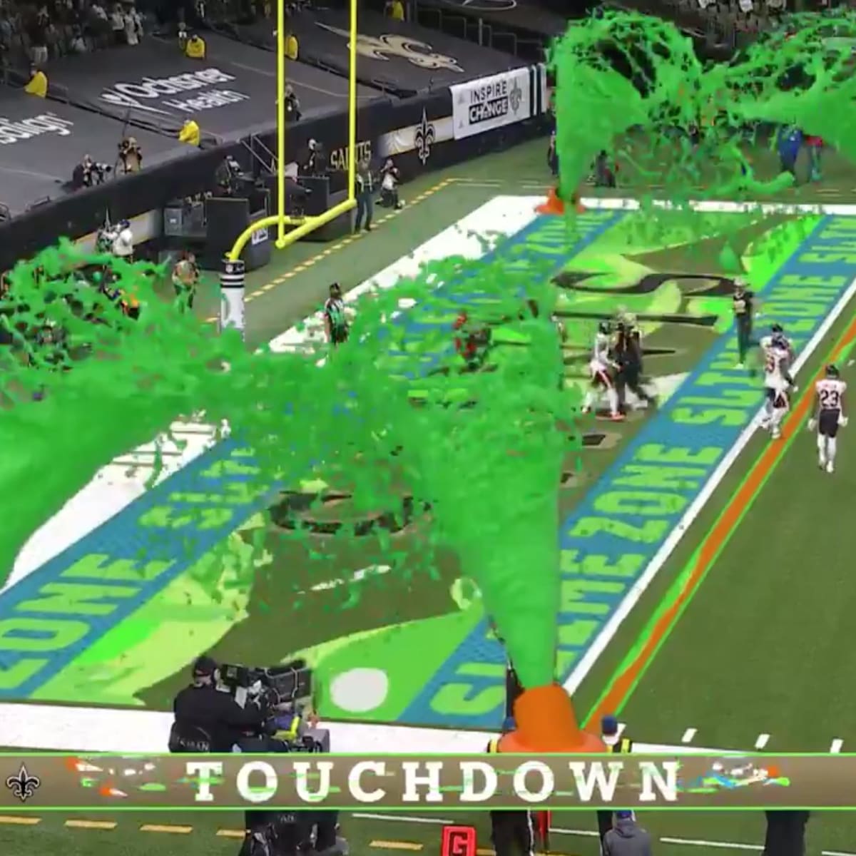 Instant Replay: Nickelodeon Breaks Out Slime Cannons For 49ers/Cowboys Wild  Card Game