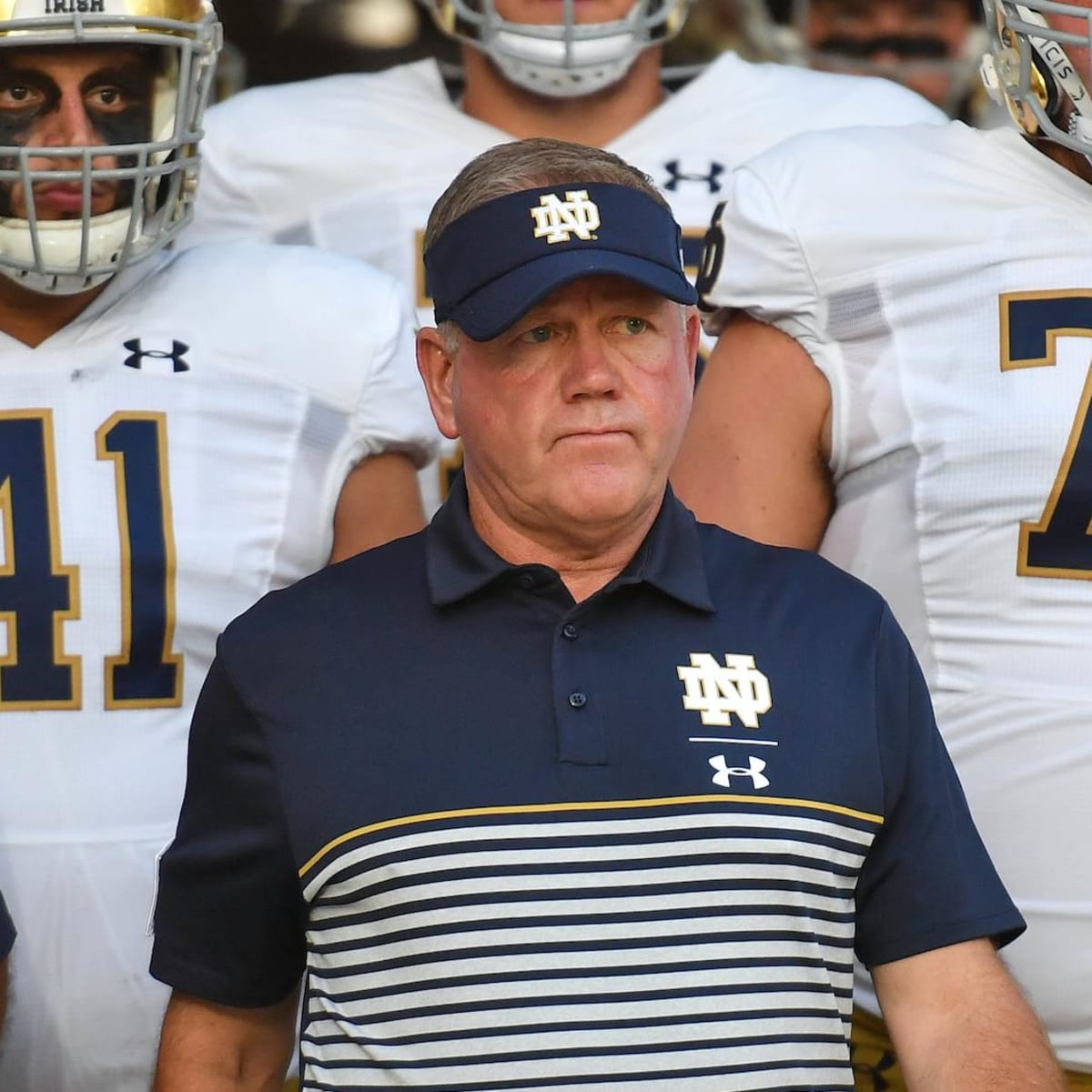 notre dame coaches polo