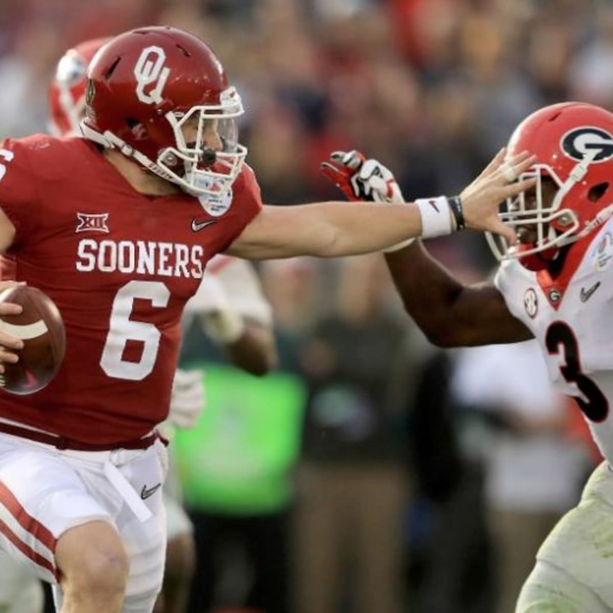 Baker Mayfield gets statue at Oklahoma's Heisman Park