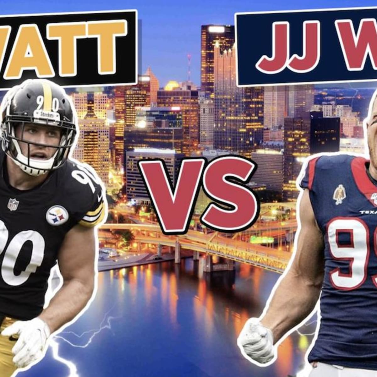 Simulcam: J.J. Watt vs. T.J. Watt