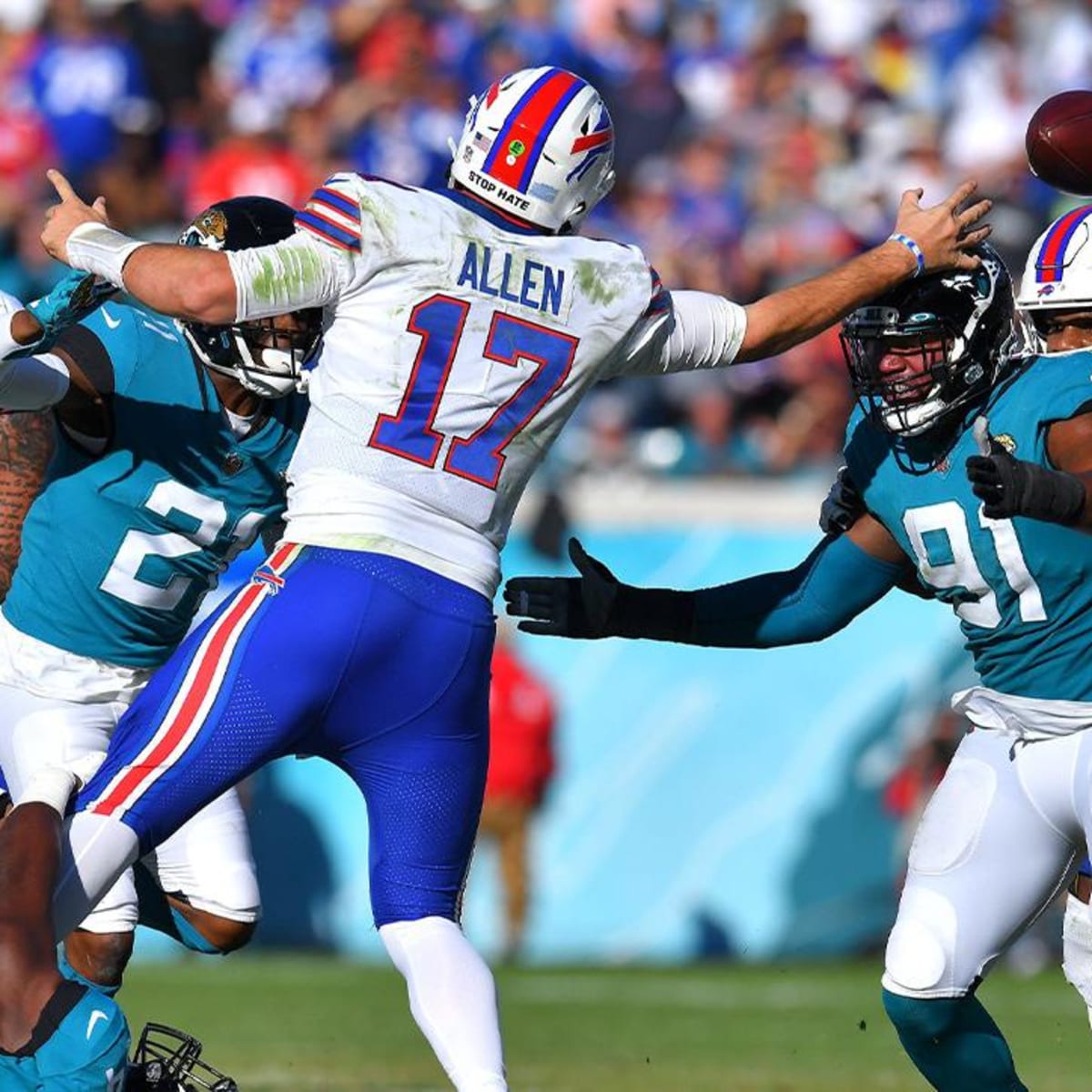 Josh Allen was a one man wrecking crew against the Miami Dolphins