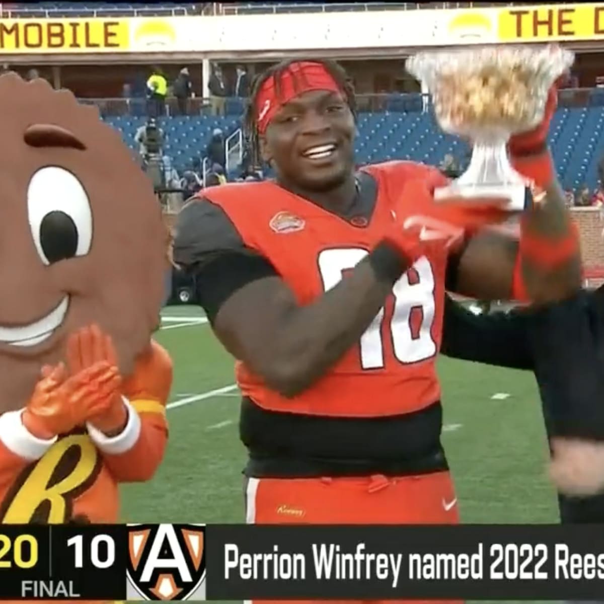 Browns pick Senior Bowl MVP Perrion Winfrey in 2022 NFL Draft