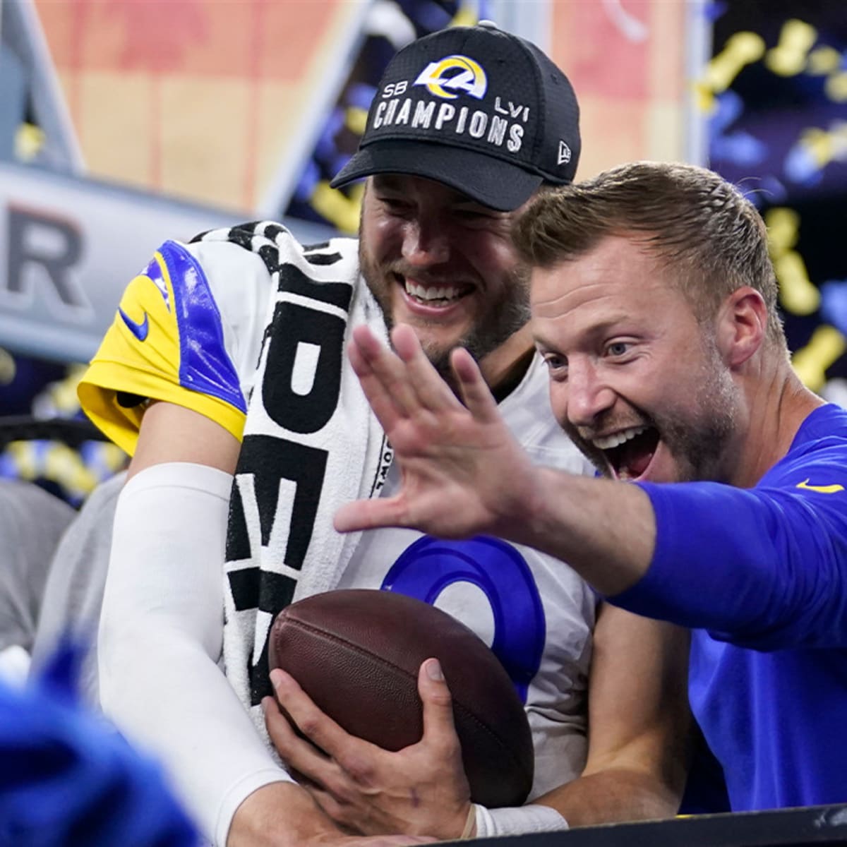 Super Bowl Gatorade color 2022: Sean McVay showered in blue