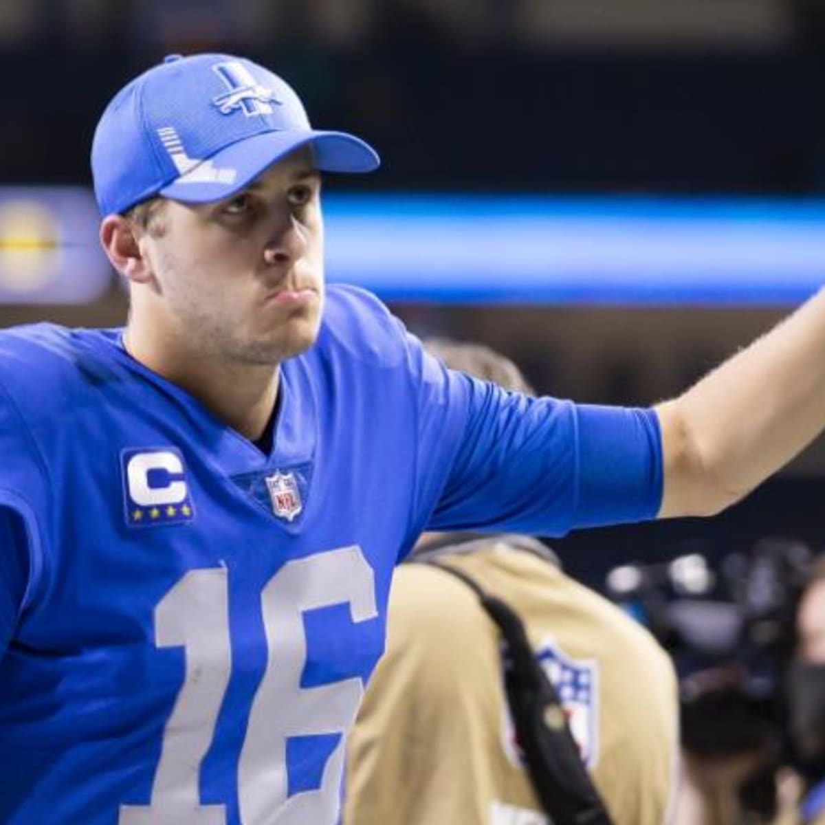 Lions again commit to Jared Goff while pointing to need for backup