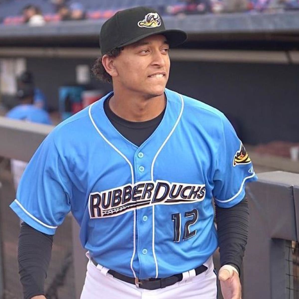 Akron RubberDucks' Bo Naylor honed catching skills in hockey