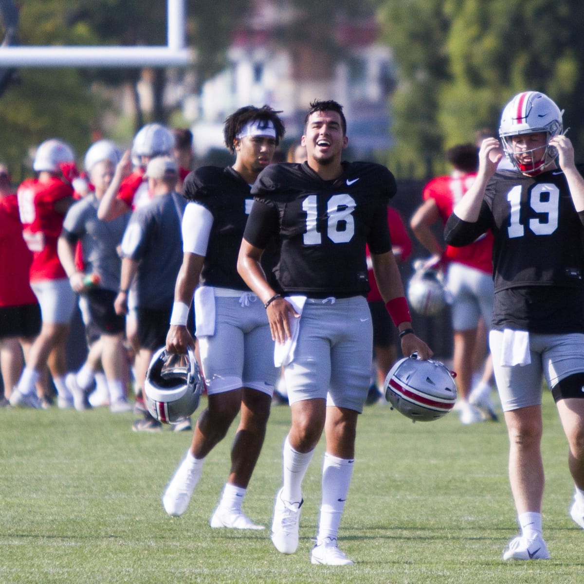 Ohio State Football Training Camp Observations Day 6 Sports Illustrated Ohio State Buckeyes News Analysis And More