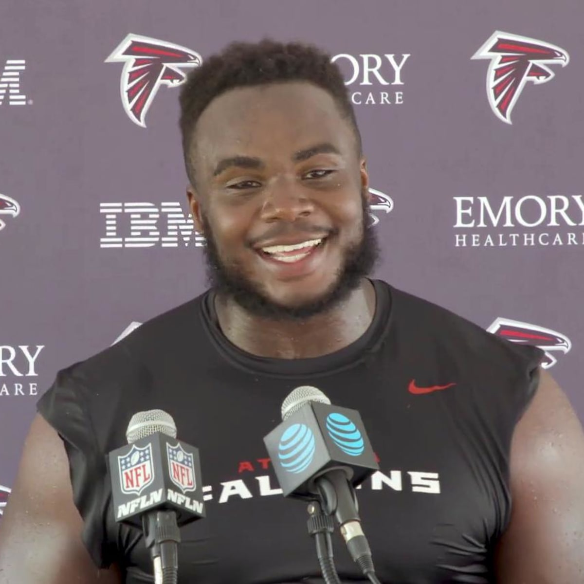 Falcons draft Grady Jarrett day after fire strikes home