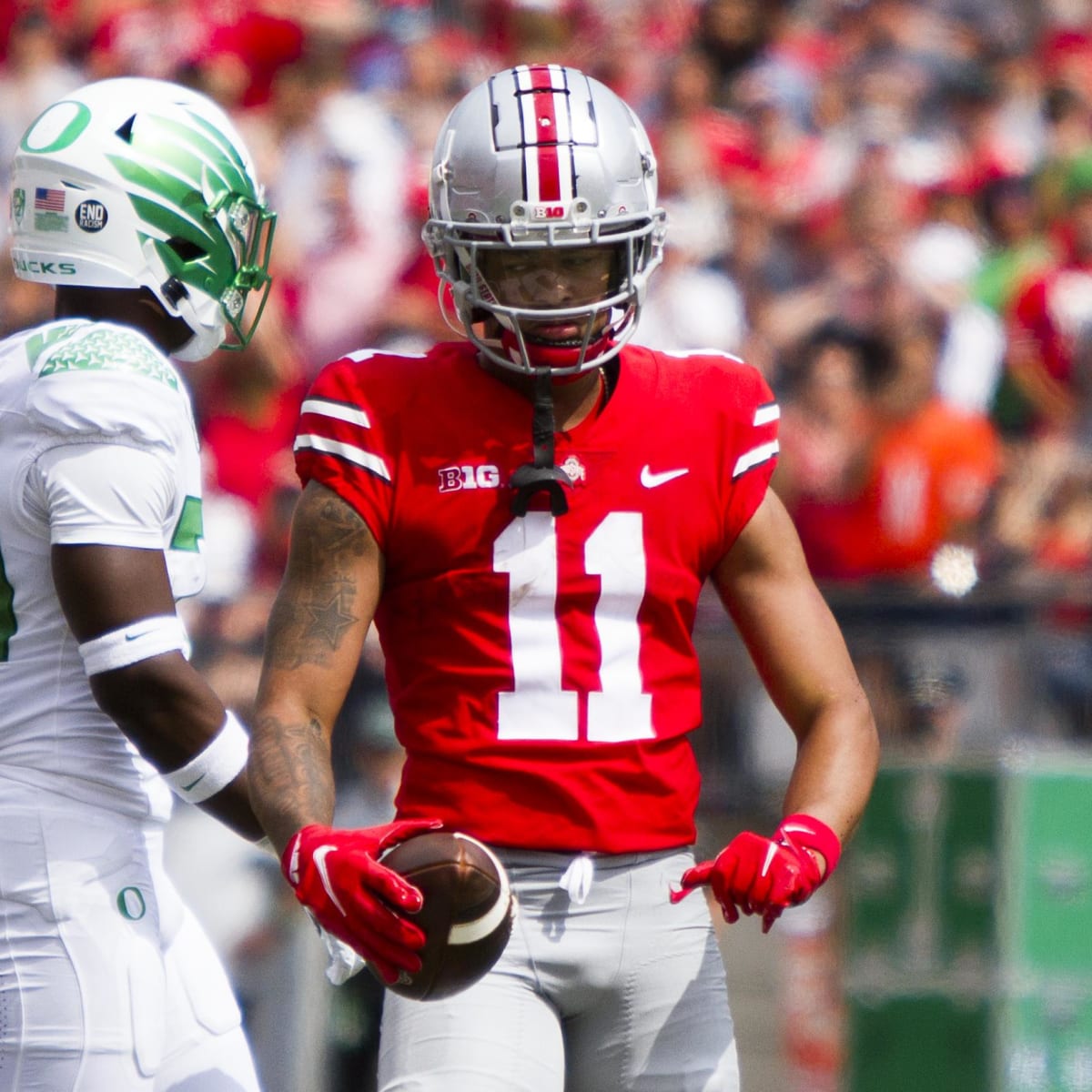 Ohio State Buckeyes WATCH: Jaxon Smith-Njigba Reveals Seattle Seahawks  Throwback Jersey - Sports Illustrated Ohio State Buckeyes News, Analysis  and More