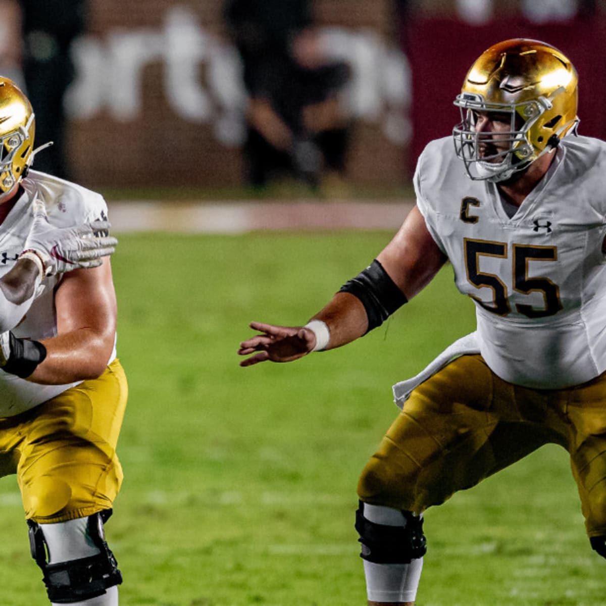 Notre Dame Captain Jarrett Patterson Expects Improvement Up Front - Sports  Illustrated Notre Dame Fighting Irish News, Analysis and More