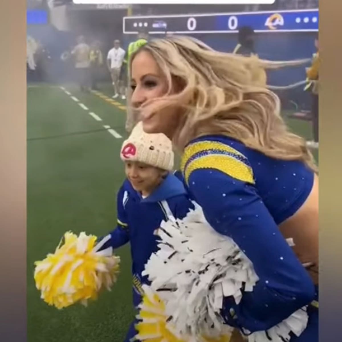 Los Angeles Rams Cheerleaders Help Cancer Patient's Dream Come True: WATCH  - Sports Illustrated LA Rams News, Analysis and More