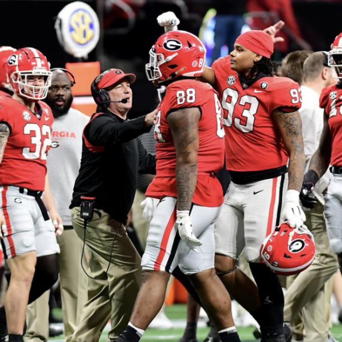 Men's Georgia Bulldogs Players 2023 CFP National Champions Patch