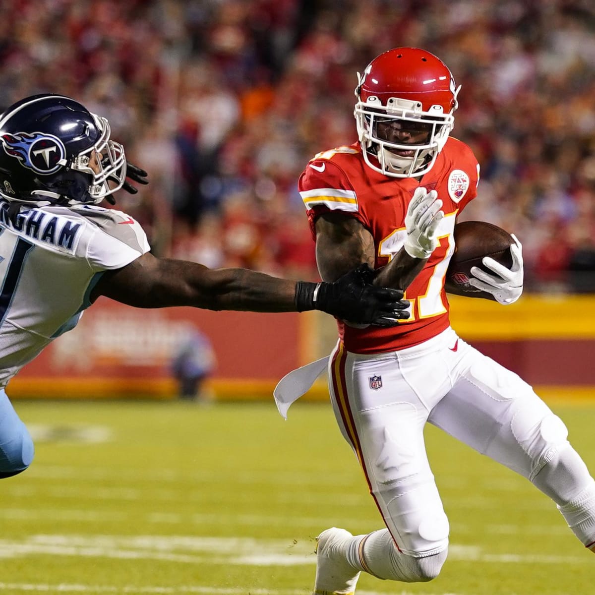 Chiefs-Chargers final injury report: Mecole Hardman's issue