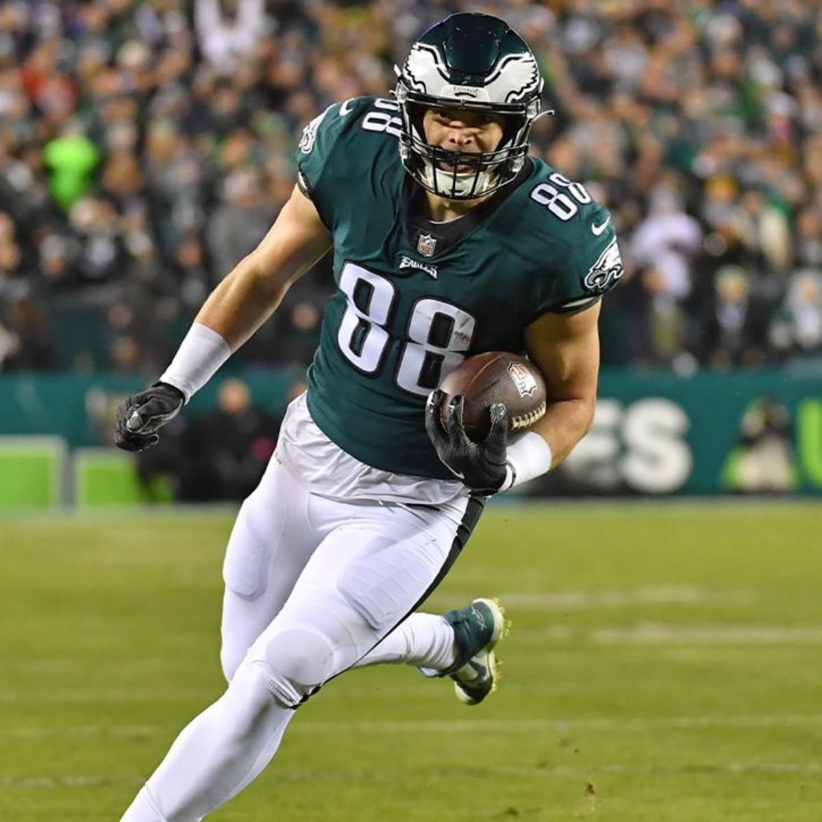 Dallas Goedert End Zone Touchdown Philadelphia Eagles