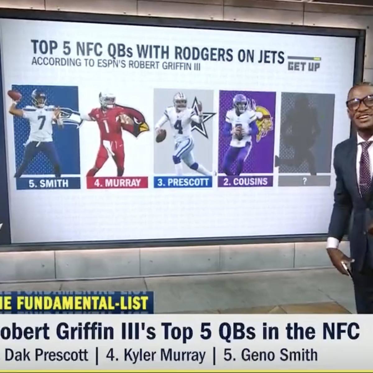 RG3's Top 5 NFC QBs Had NFL Fans Immediately Crushing the NFC - Sports  Illustrated