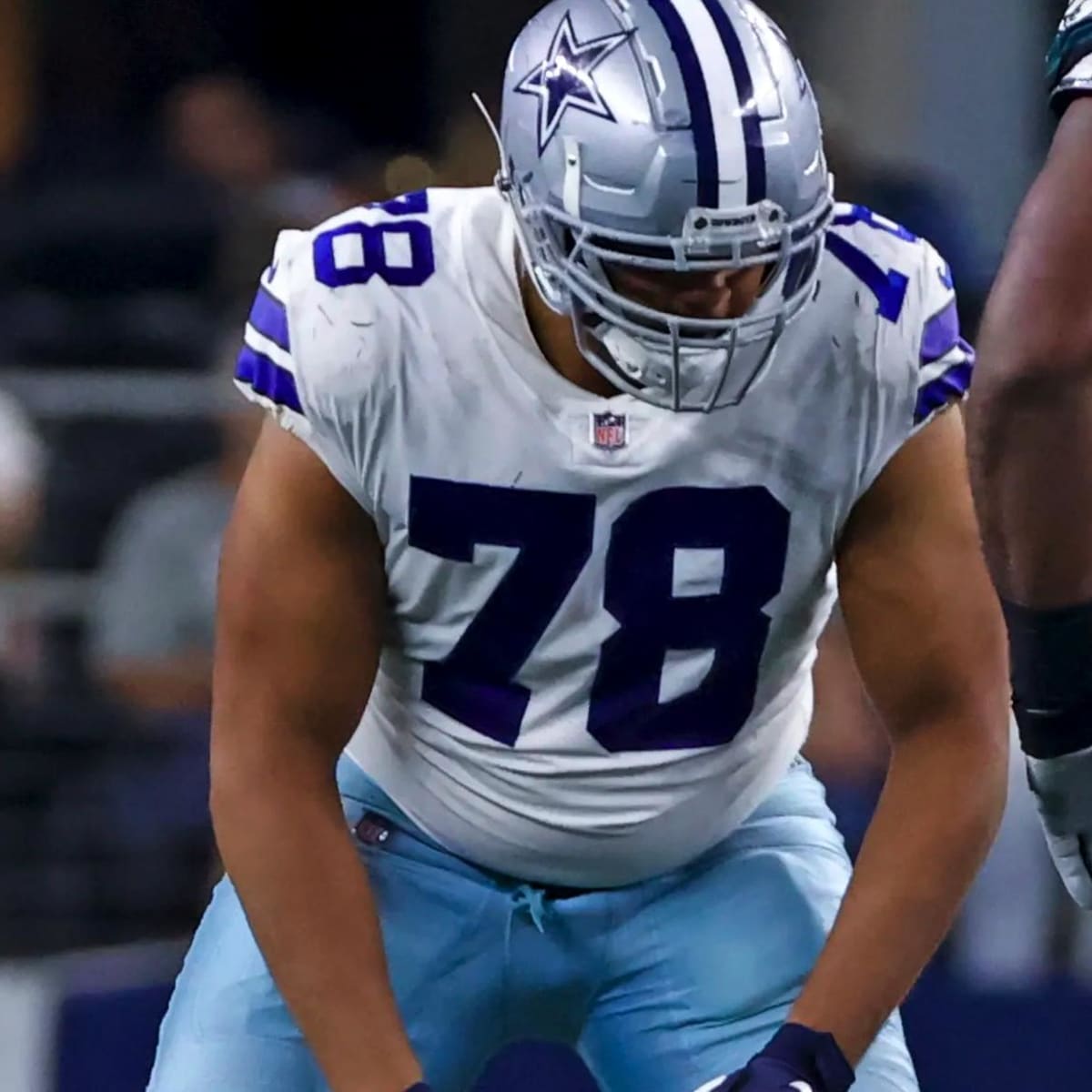 Big man TD! Dallas Cowboys backup offensive lineman Terence Steele has the  end zone to himself on a tackle eligible to the 6-foot-6, 310-pounder.