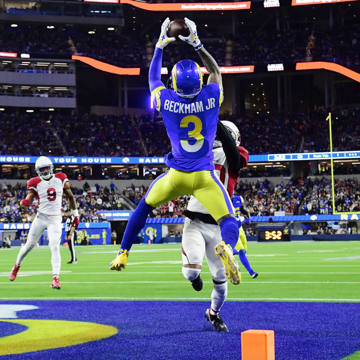 Odell Beckham Los Angeles Rams Unsigned Super Bowl LVI