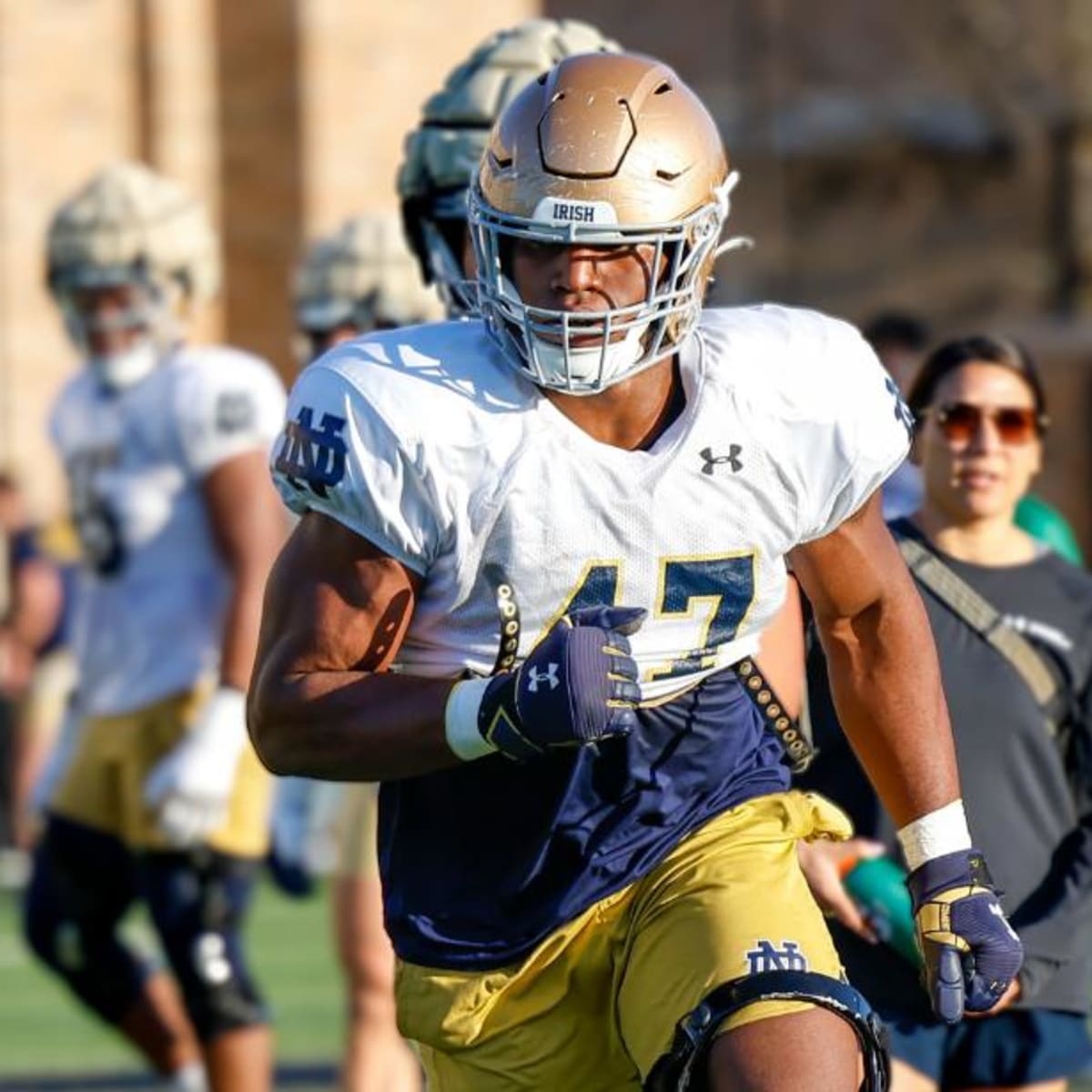 Notre Dame Football begins practice for upcoming season