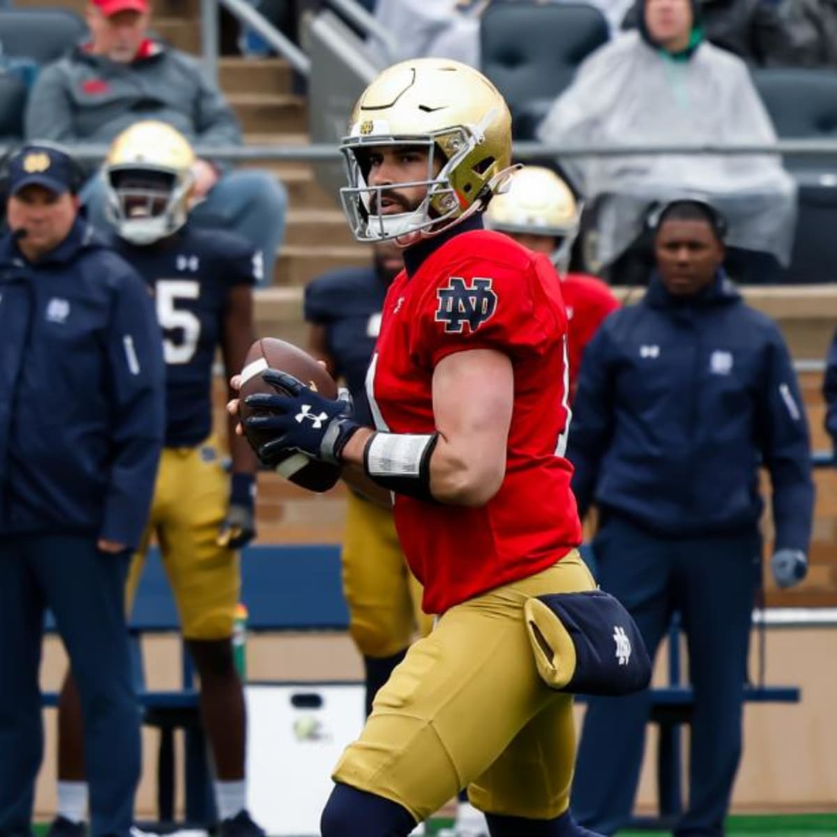 Jaden Greathouse Spring Game  Notre Dame Football 2023 