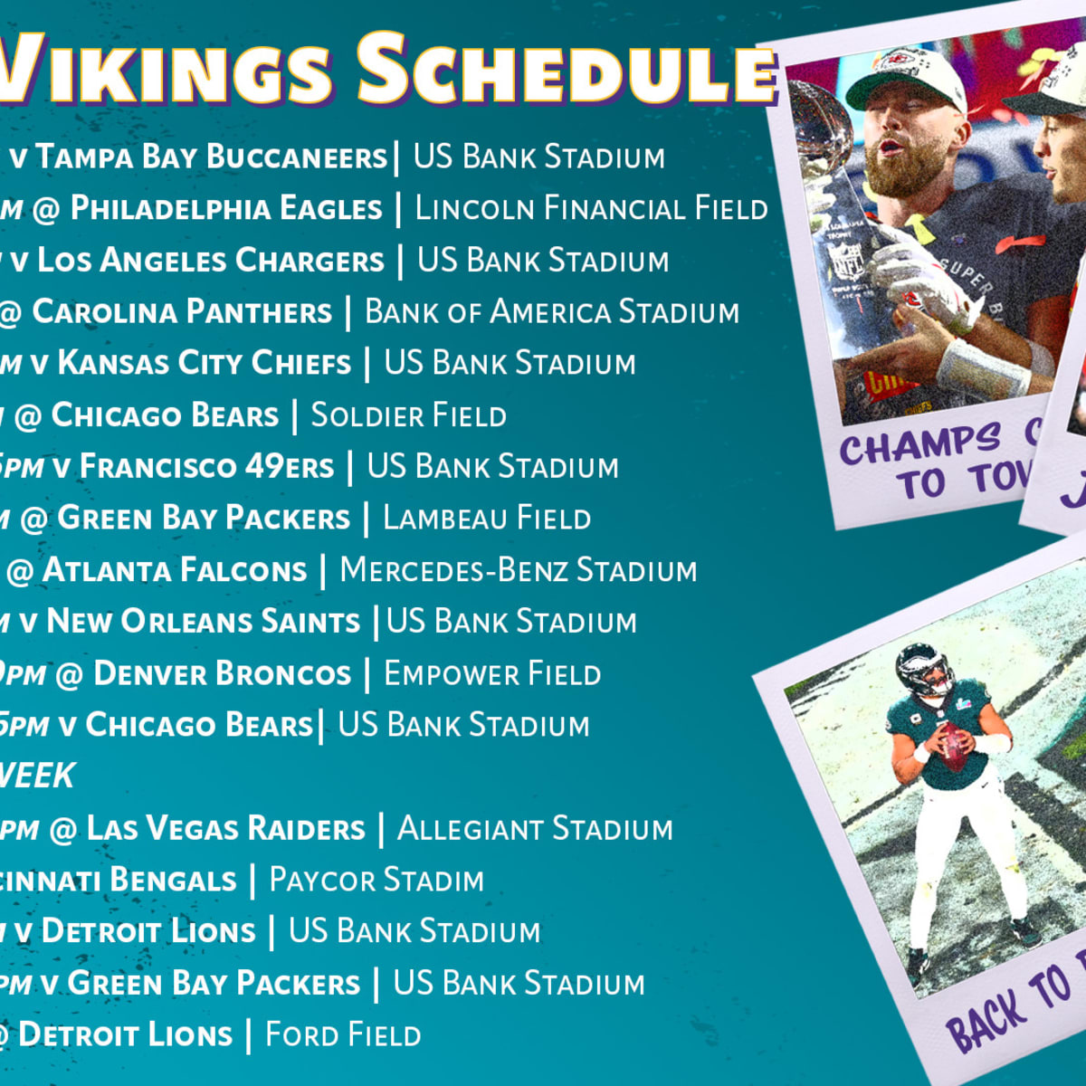 The Vikings' schedule, ranked by difficulty - Sports Illustrated