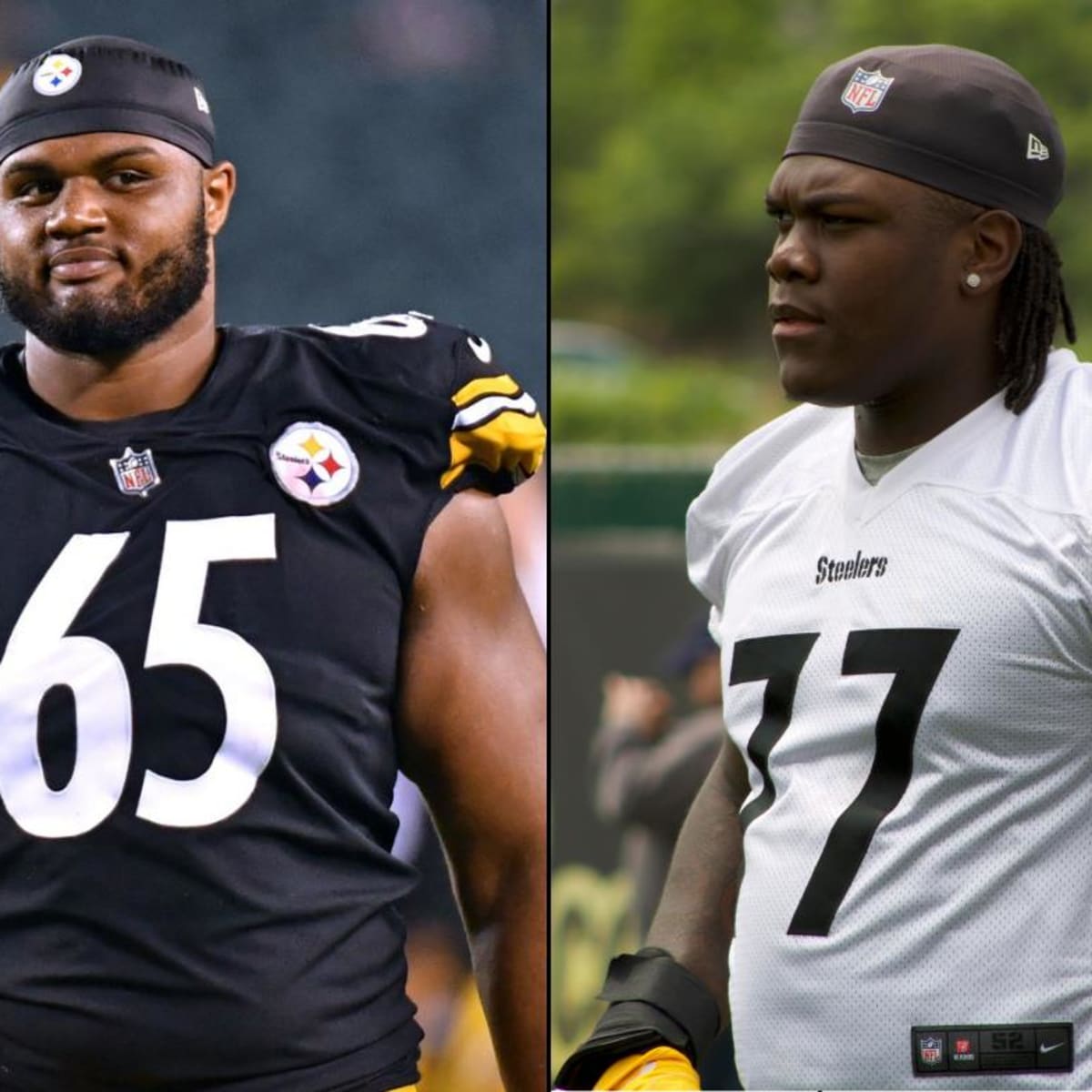 Steelers rookie Broderick Jones comes in at LT with Dan Moore Jr