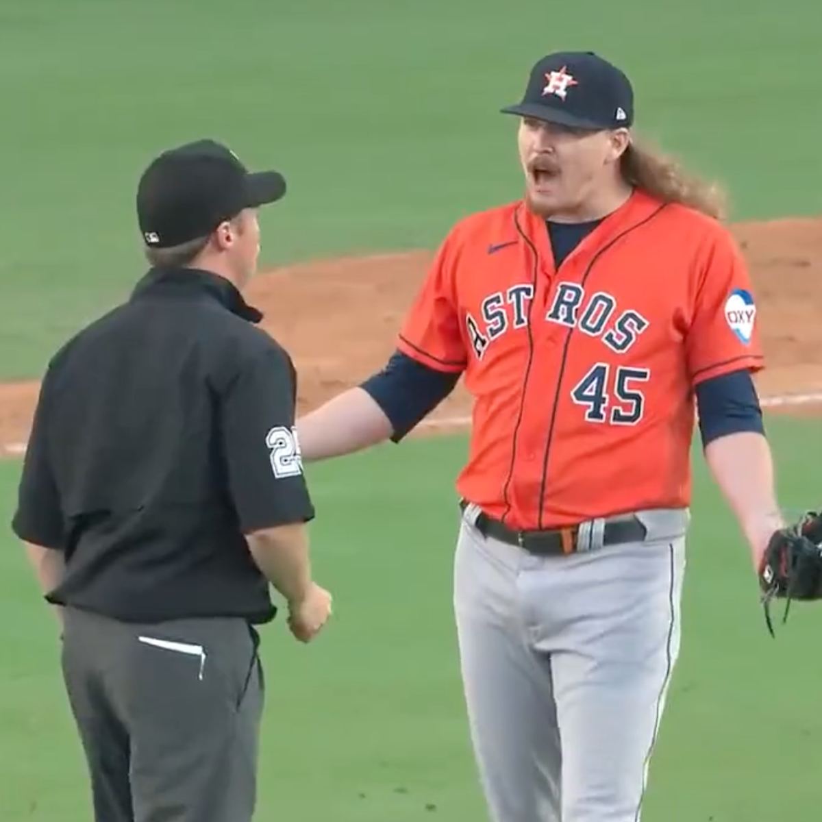 Ryne Stanek called for balk as Astros-Dodgers ends in controversy