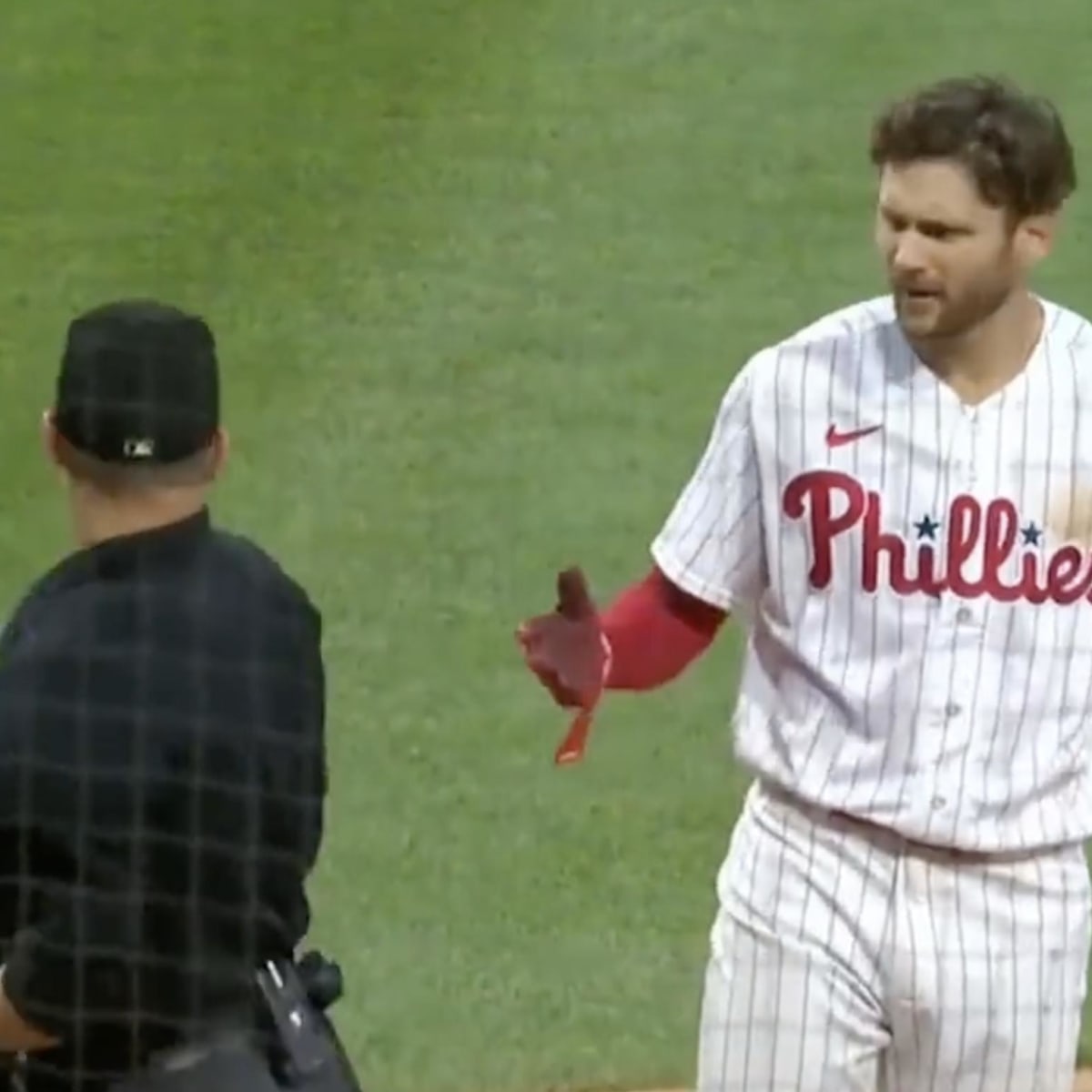 Trea Turner Got Ejected After Harmless Move and MLB Fans Ripped the Ump for  Being Soft - Sports Illustrated