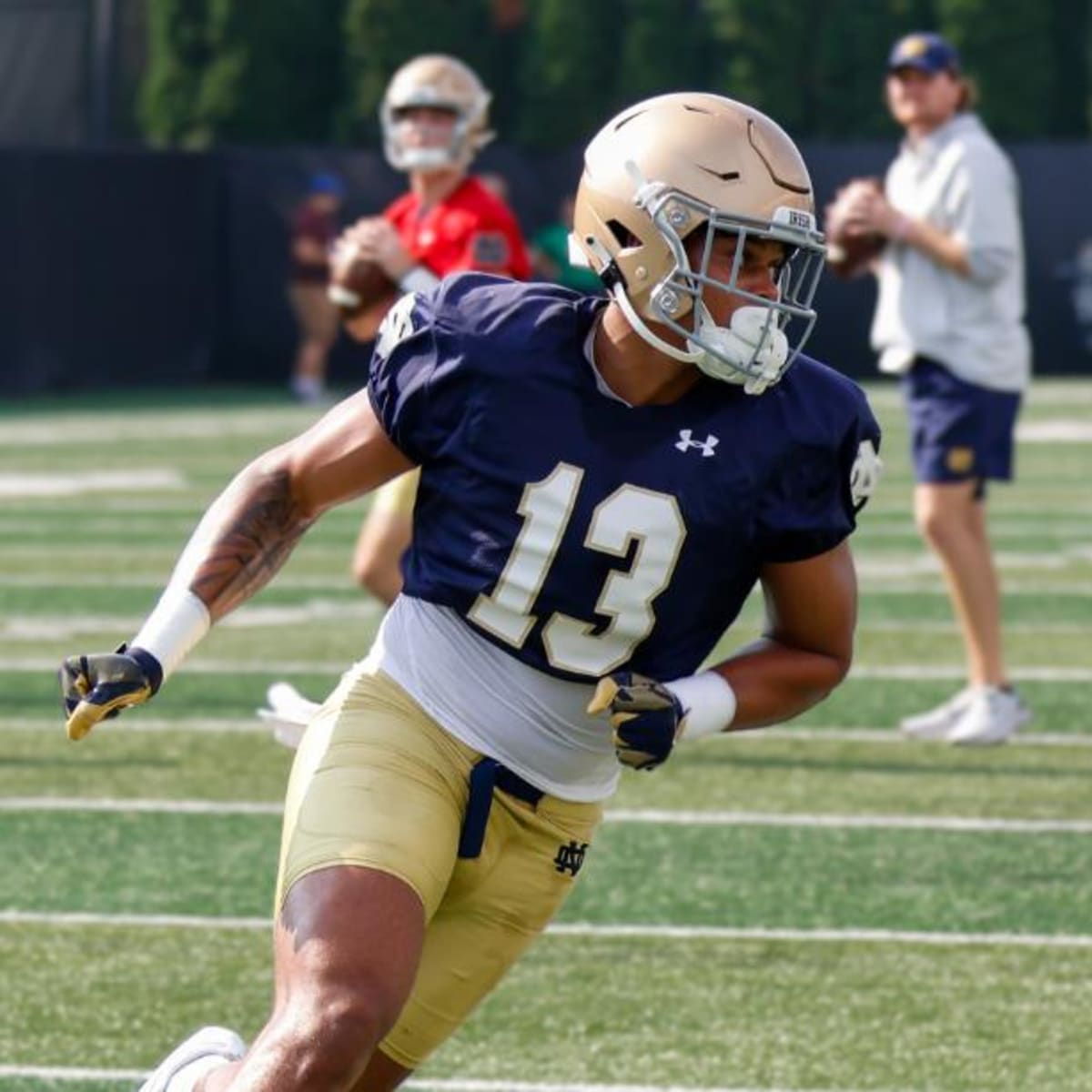 Five observations from Notre Dame football practice Tuesday night