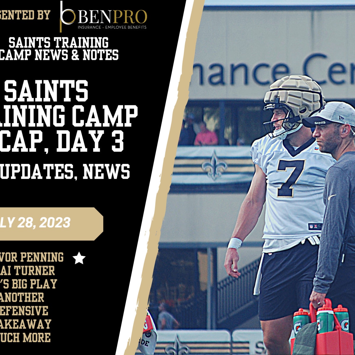 After Further Review: Five takes from Saints practice #3