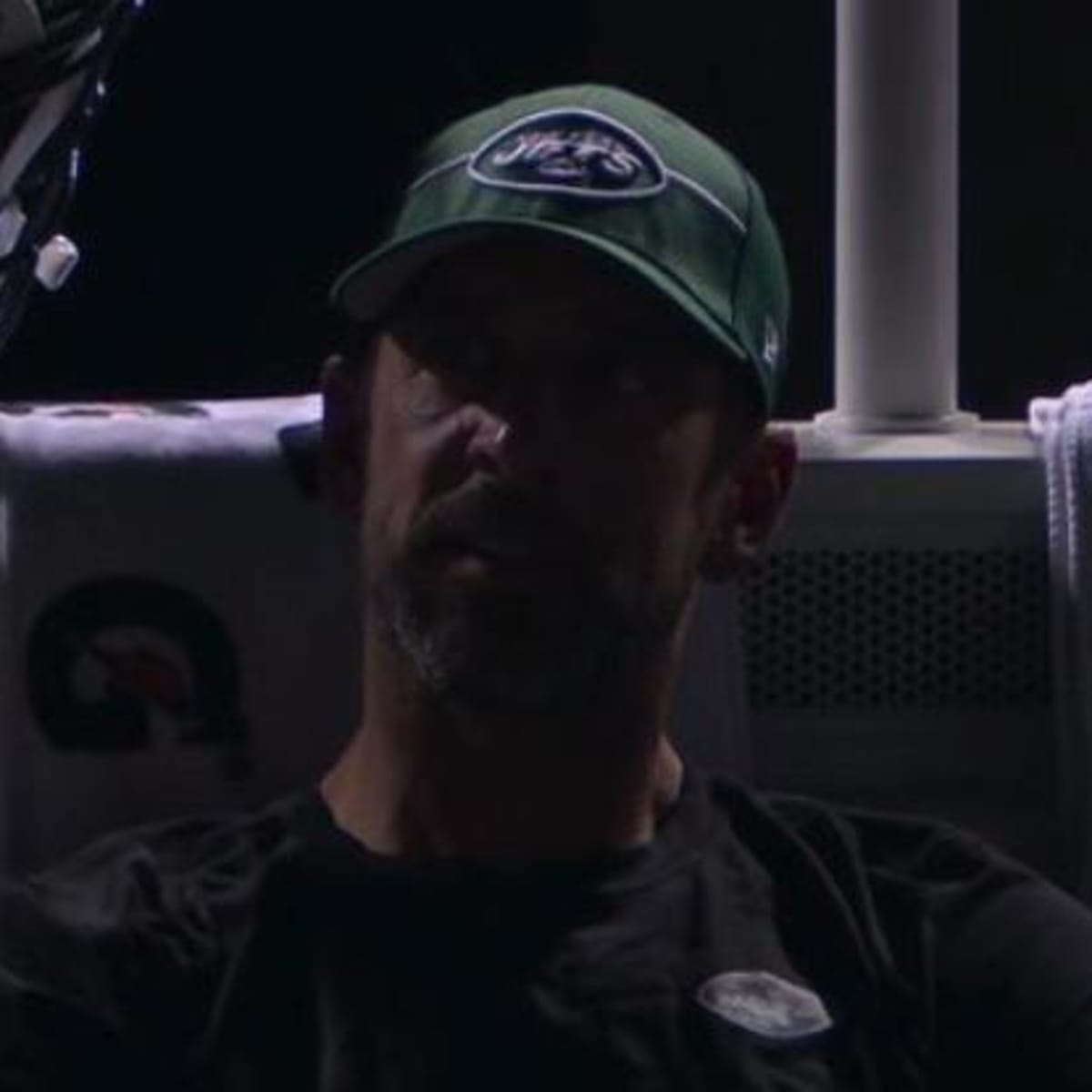 aaron rodgers black hat man