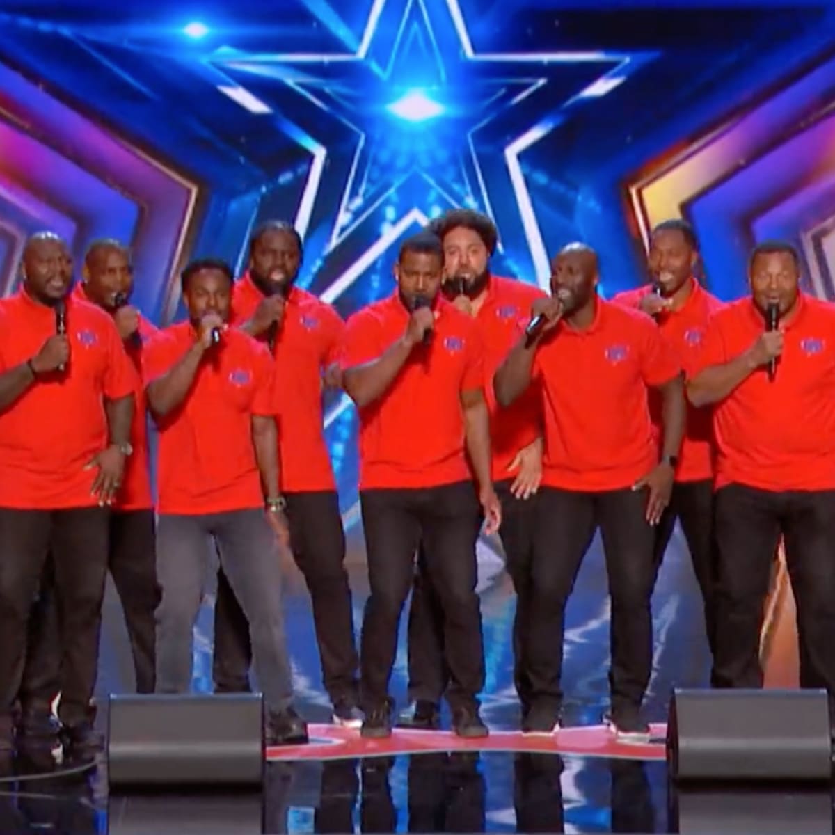 NFL Players Choir Live Performance on America's Got Talent - Tue, Aug 09 @  8pm E/P, VIDEO