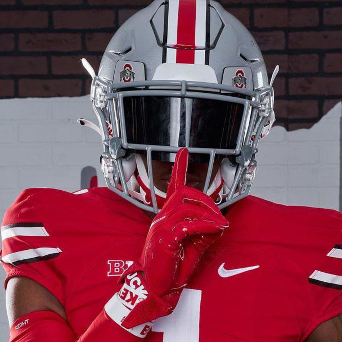 ohio state football visor