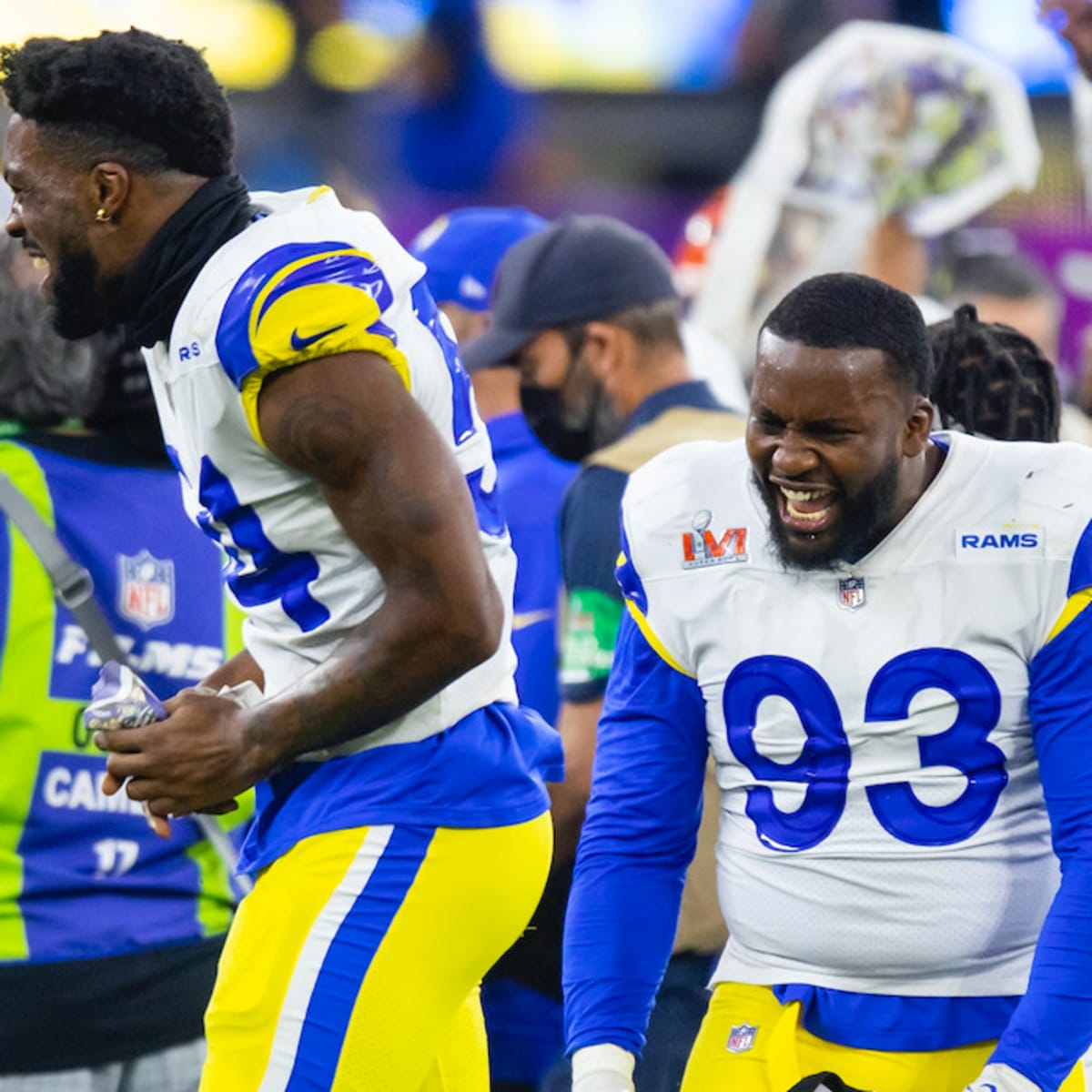 Photo: LA Rams Marquise Copeland Celebrates After Interception Against the  Cardinals in Wild Card Playoff Game - LAP2022017806 