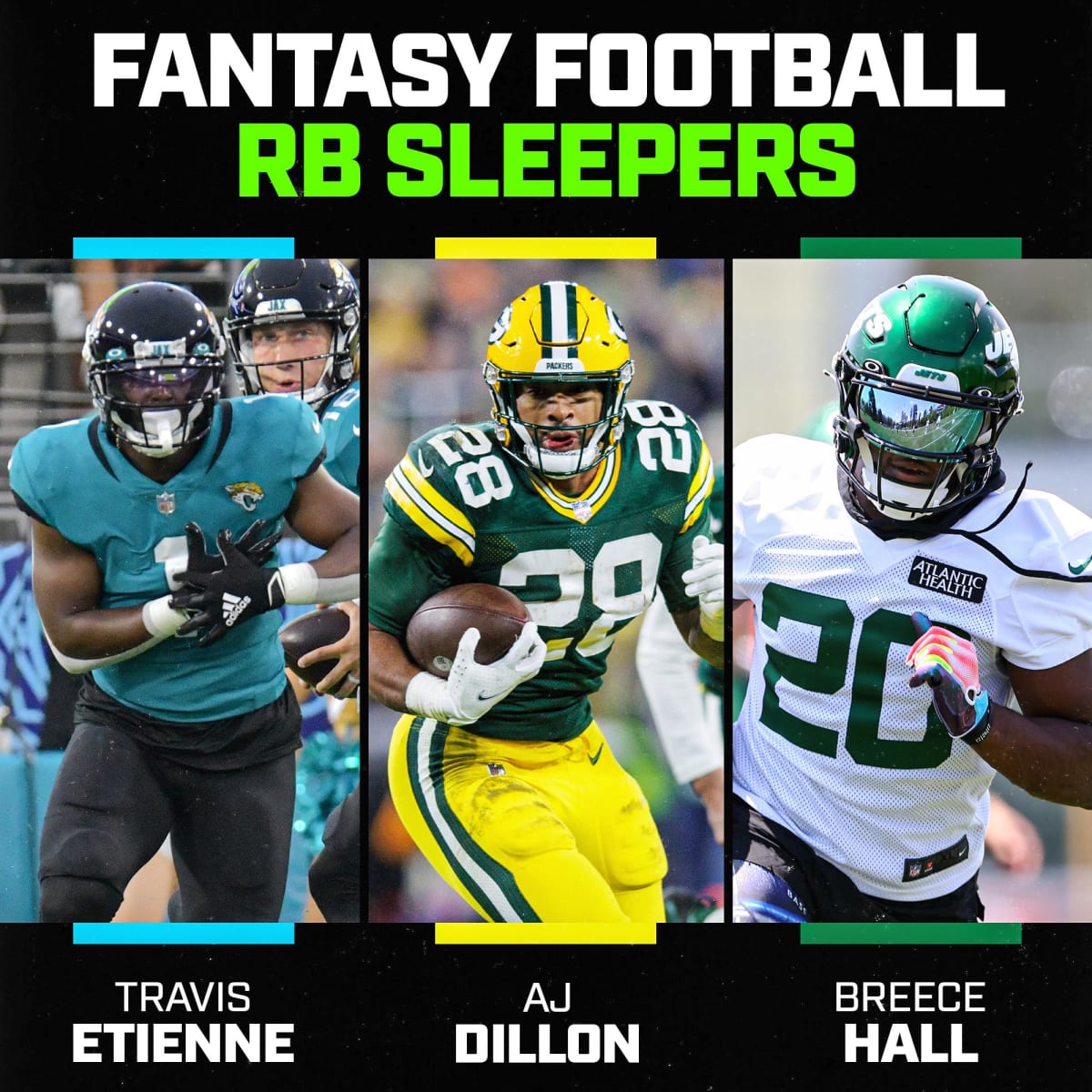 Fantasy Football Running Back Sleepers 2022: Travis Etienne, A.J. Dillon  Offer Value - Sports Illustrated