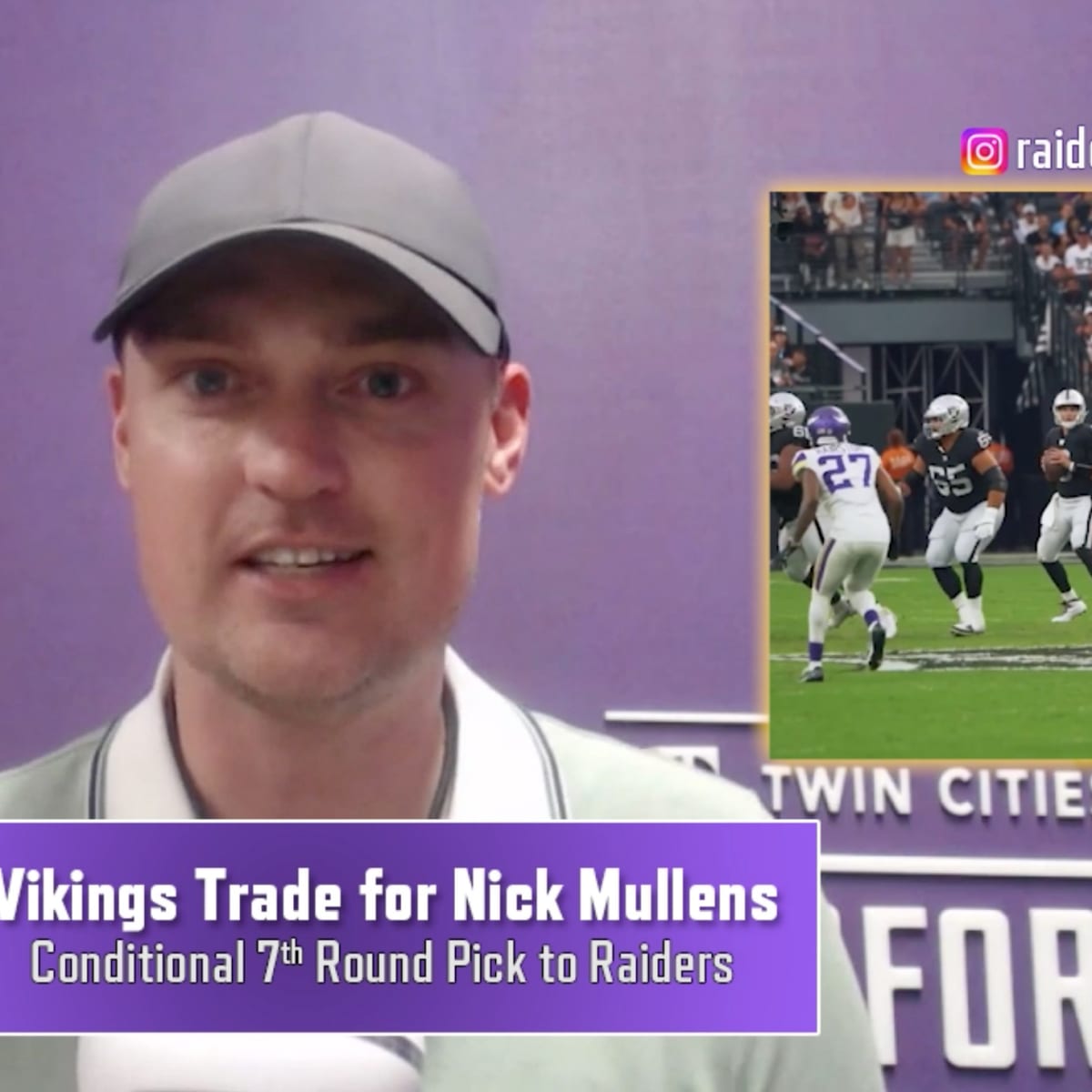 Raiders to trade QB Nick Mullens to Vikings