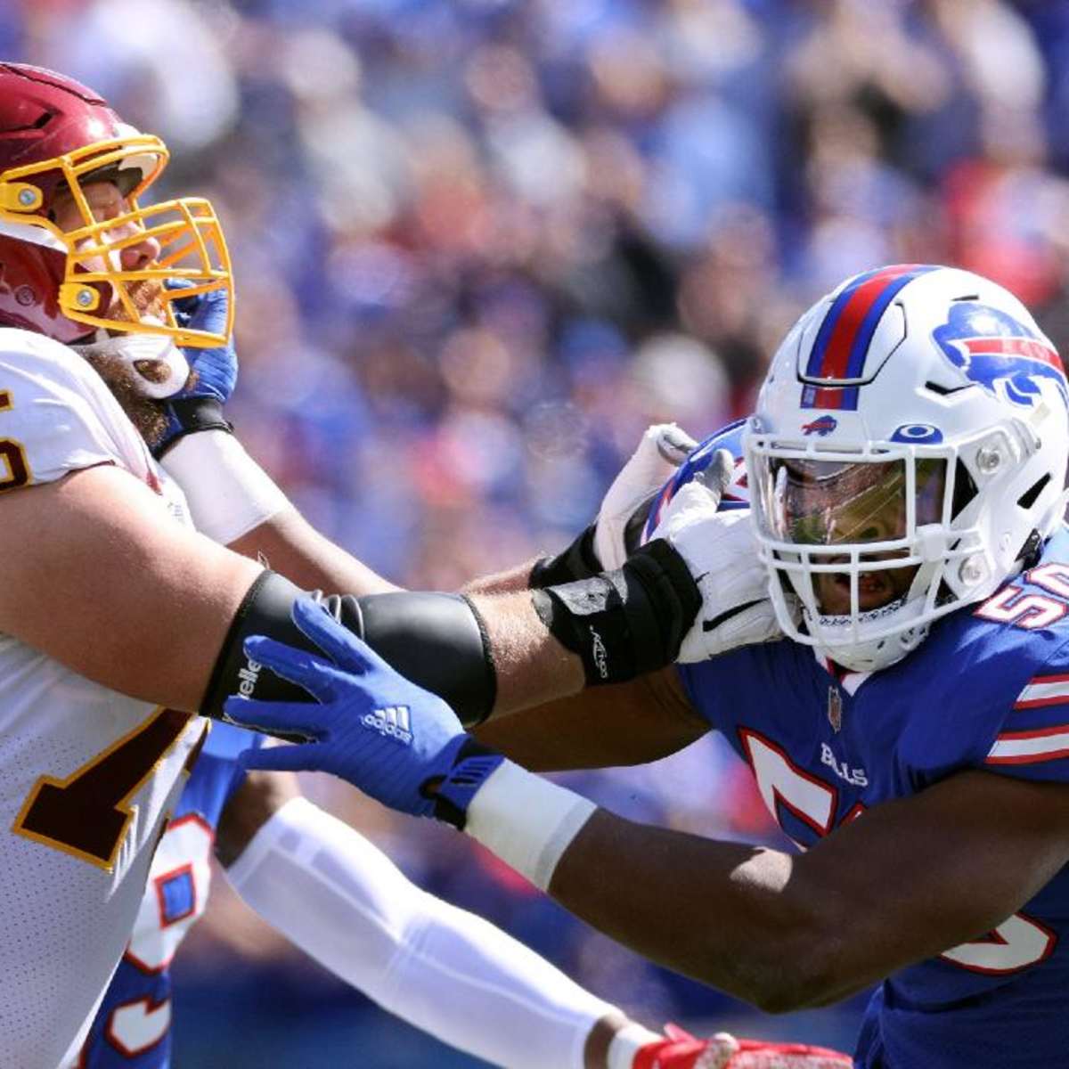 Bills hit top need with first-round pick of defensive end Greg Rousseau