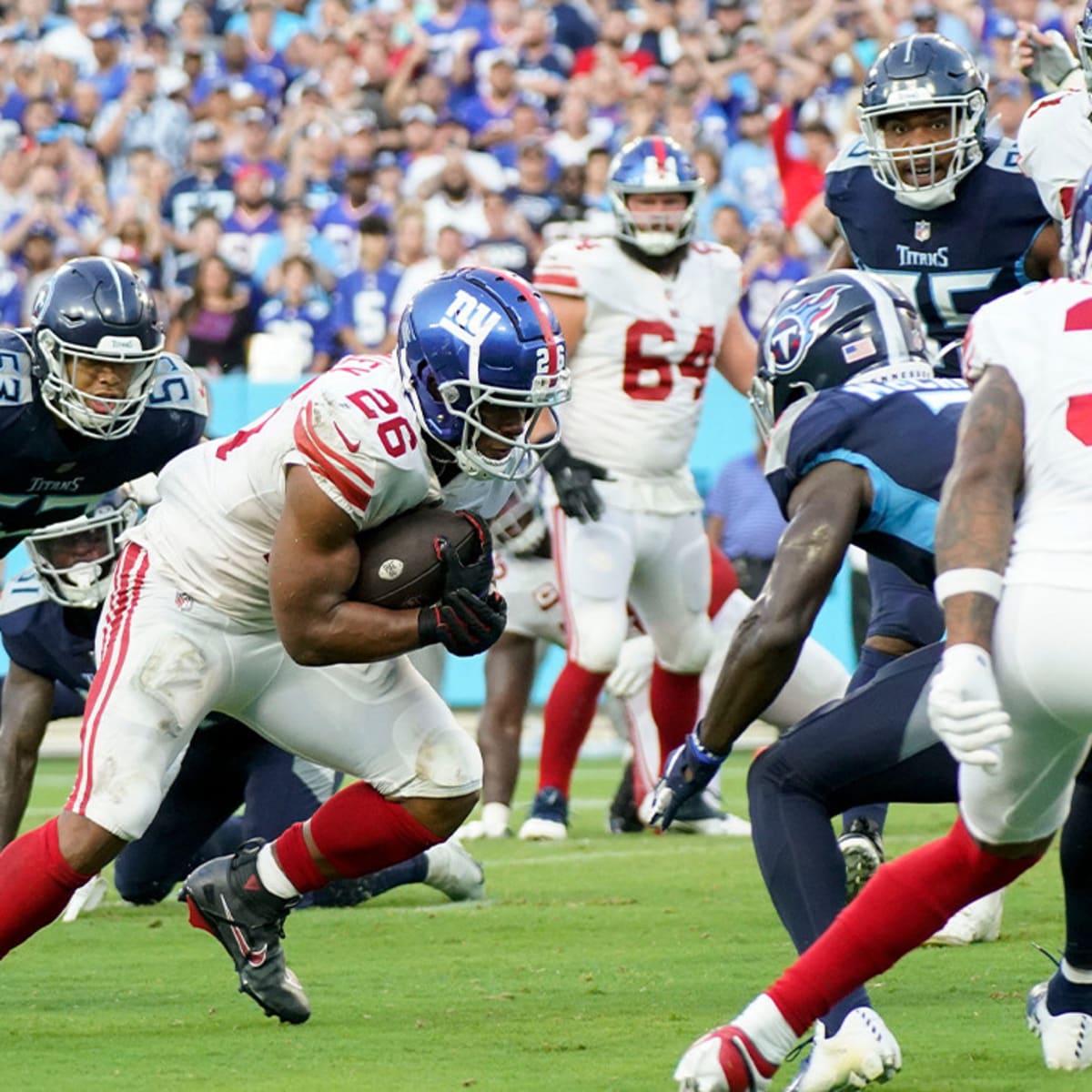 Giants vs. Texans Player Props: Saquon Barkley vs. Dameon Pierce